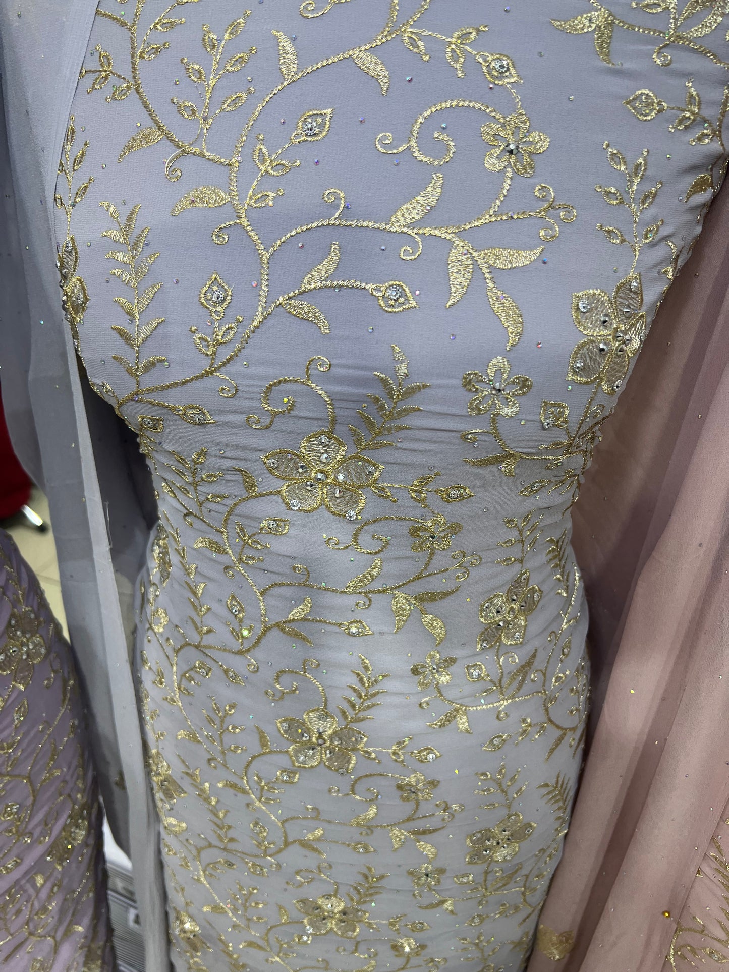 Embroidered Georgette