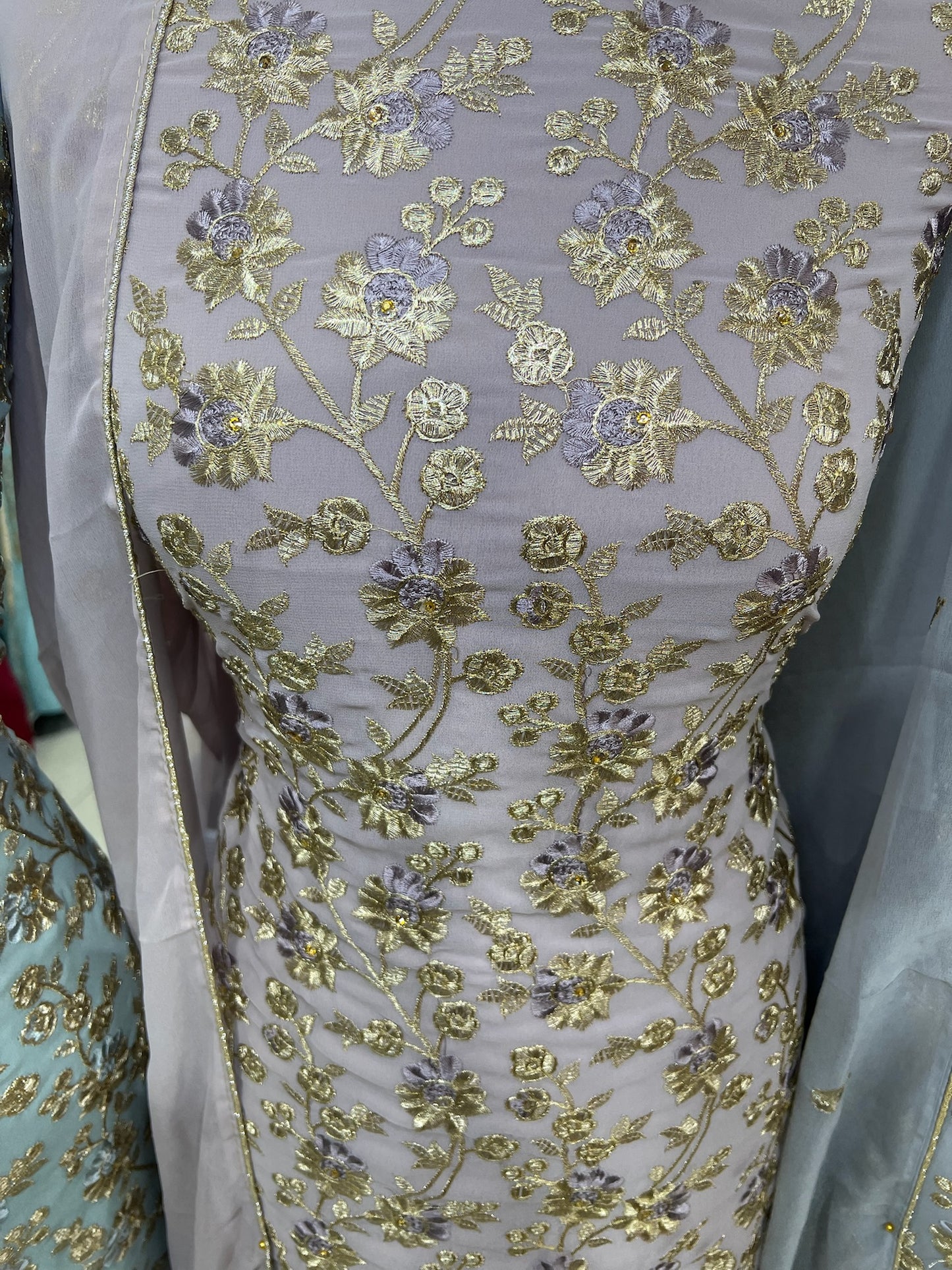 Embellished Embroidered Georgette