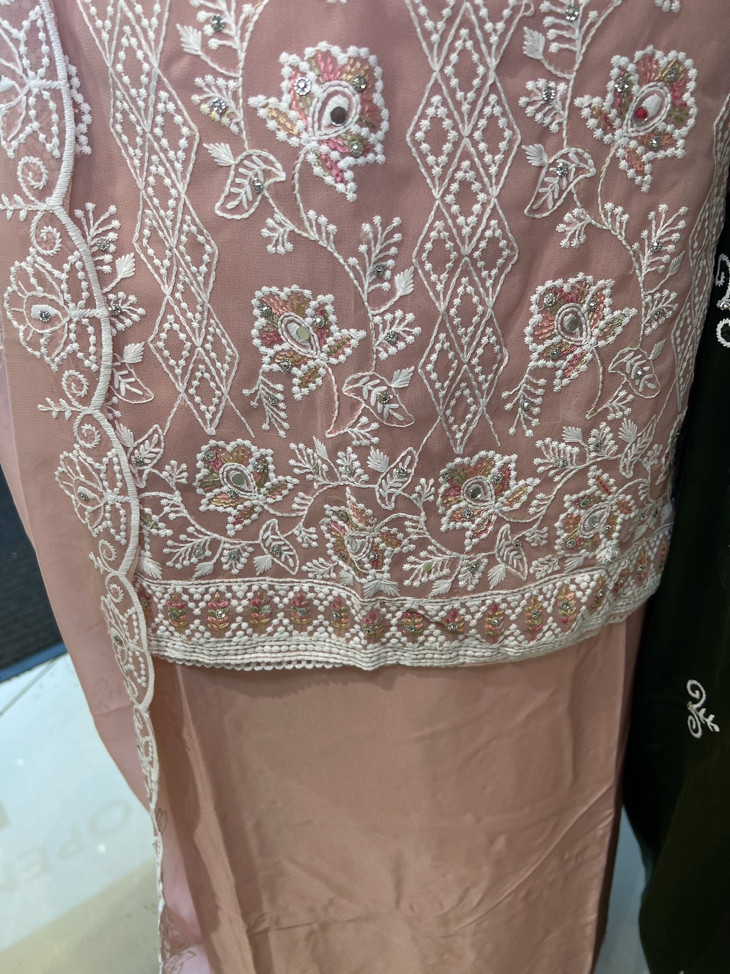 Embroidered Georgette