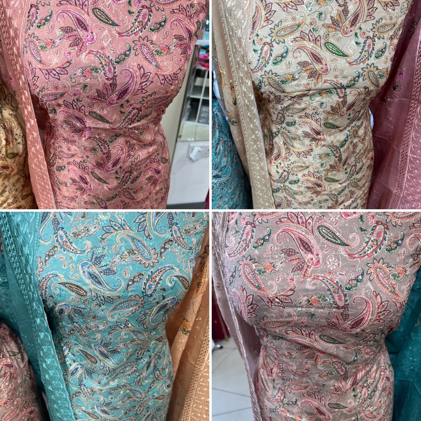 Paisley Embroidered Cotton