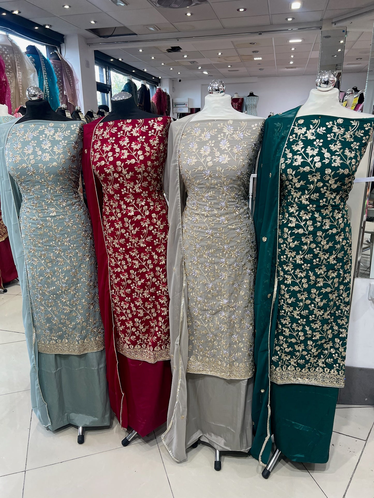 Embroidered Georgette