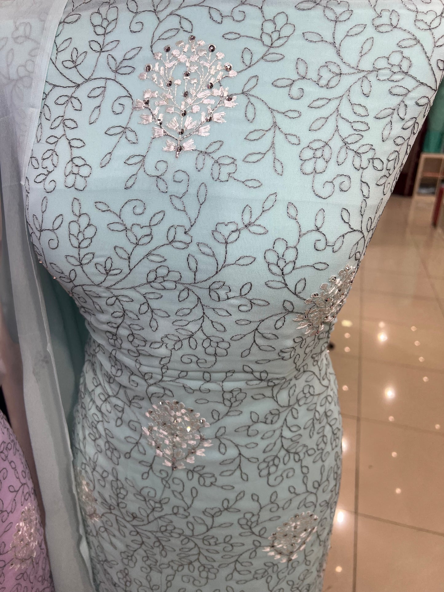 Embroidered Georgette