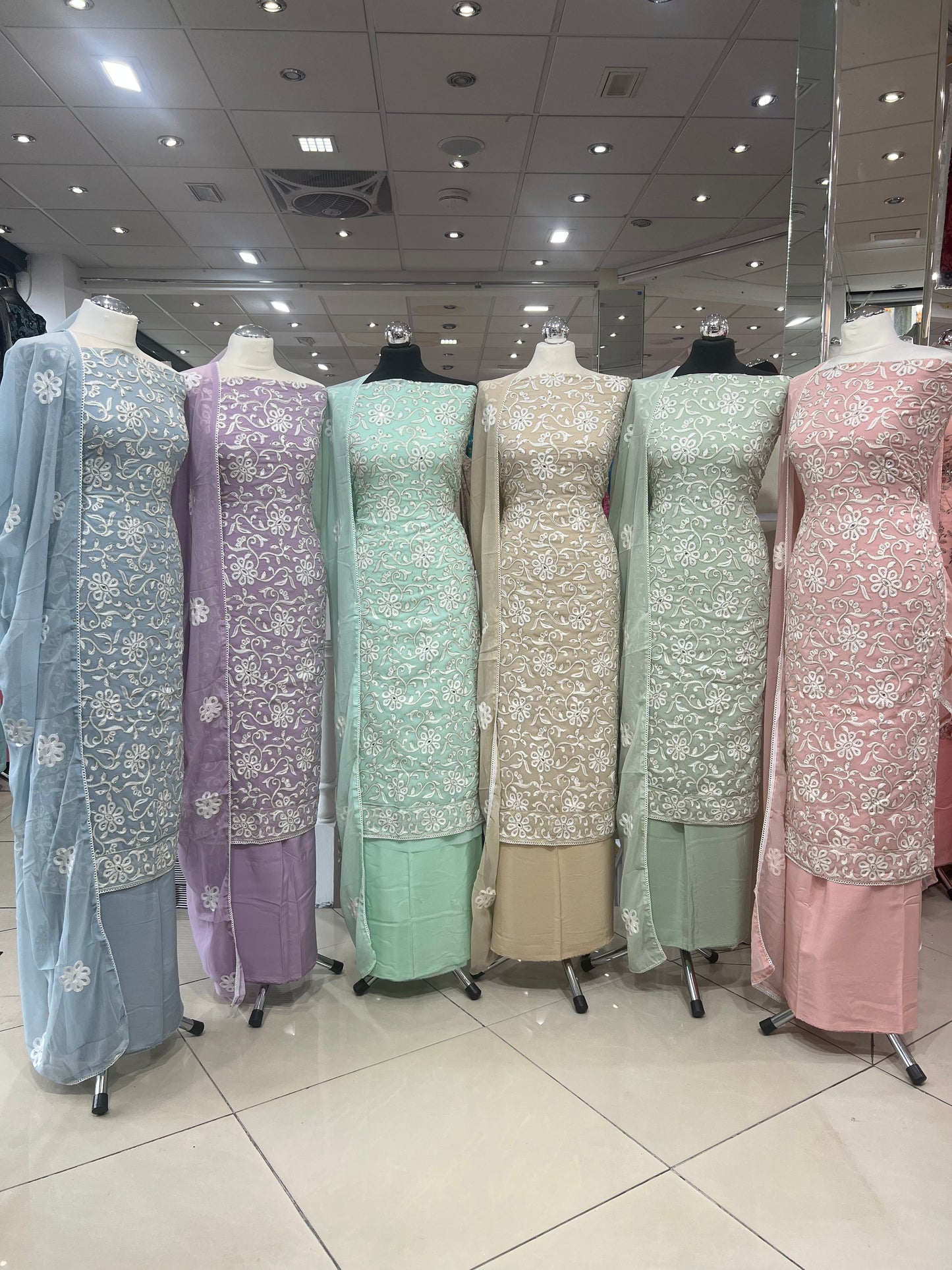 Embroidered Georgette