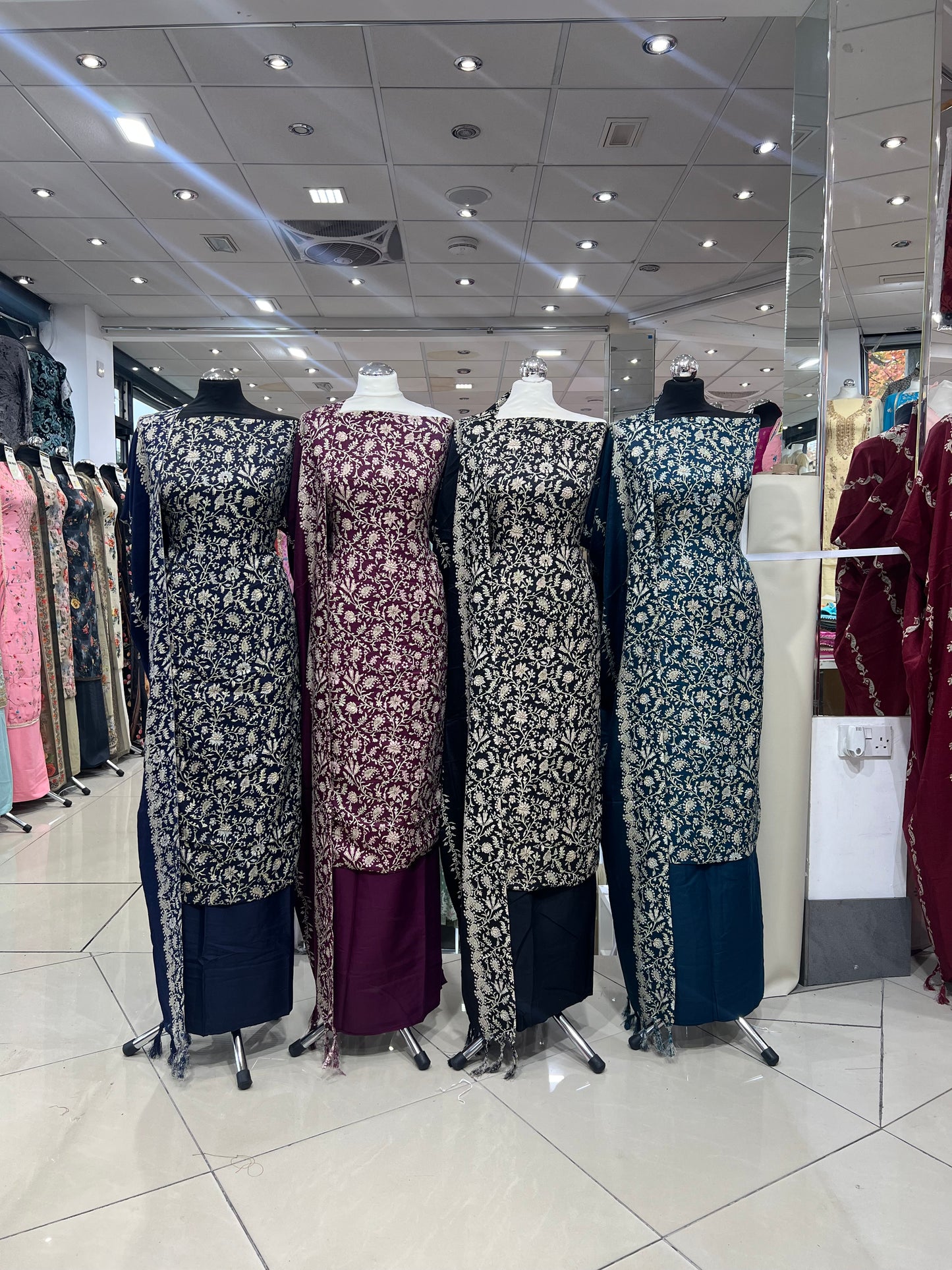 Digital Print Marina/Alpine With Shawl