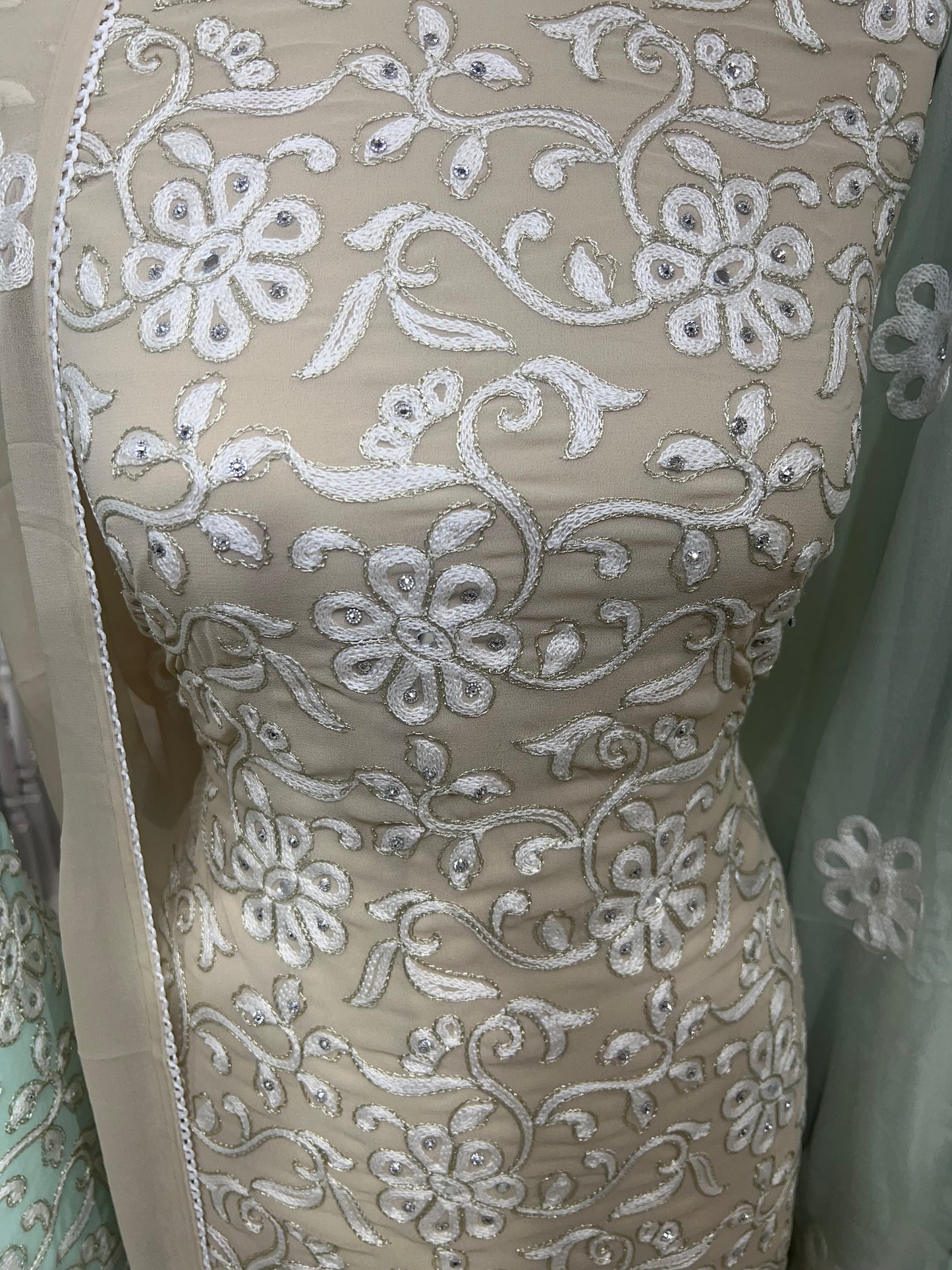 Embroidered Georgette