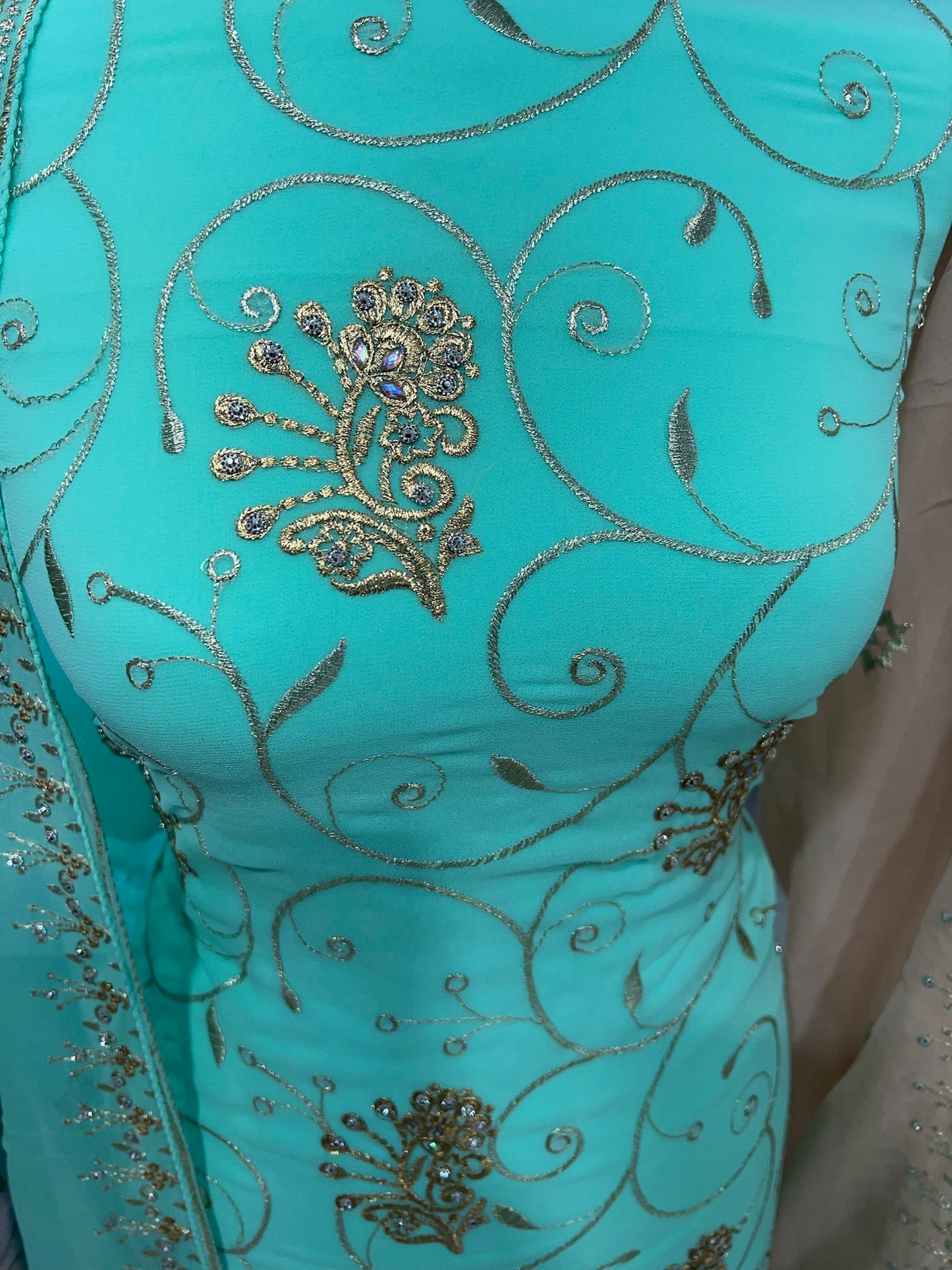Embroidered Georgette