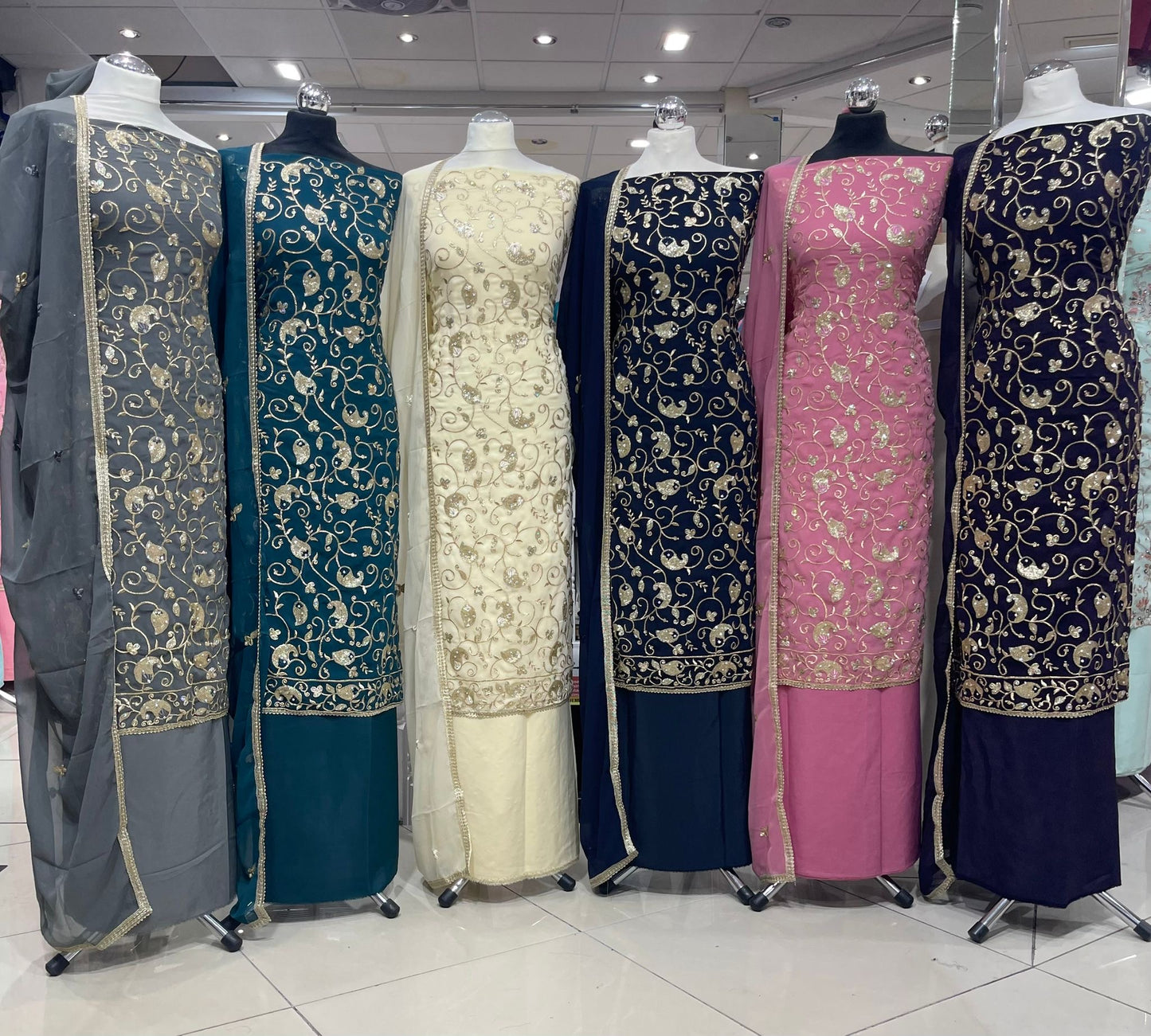 Embroidered Georgette