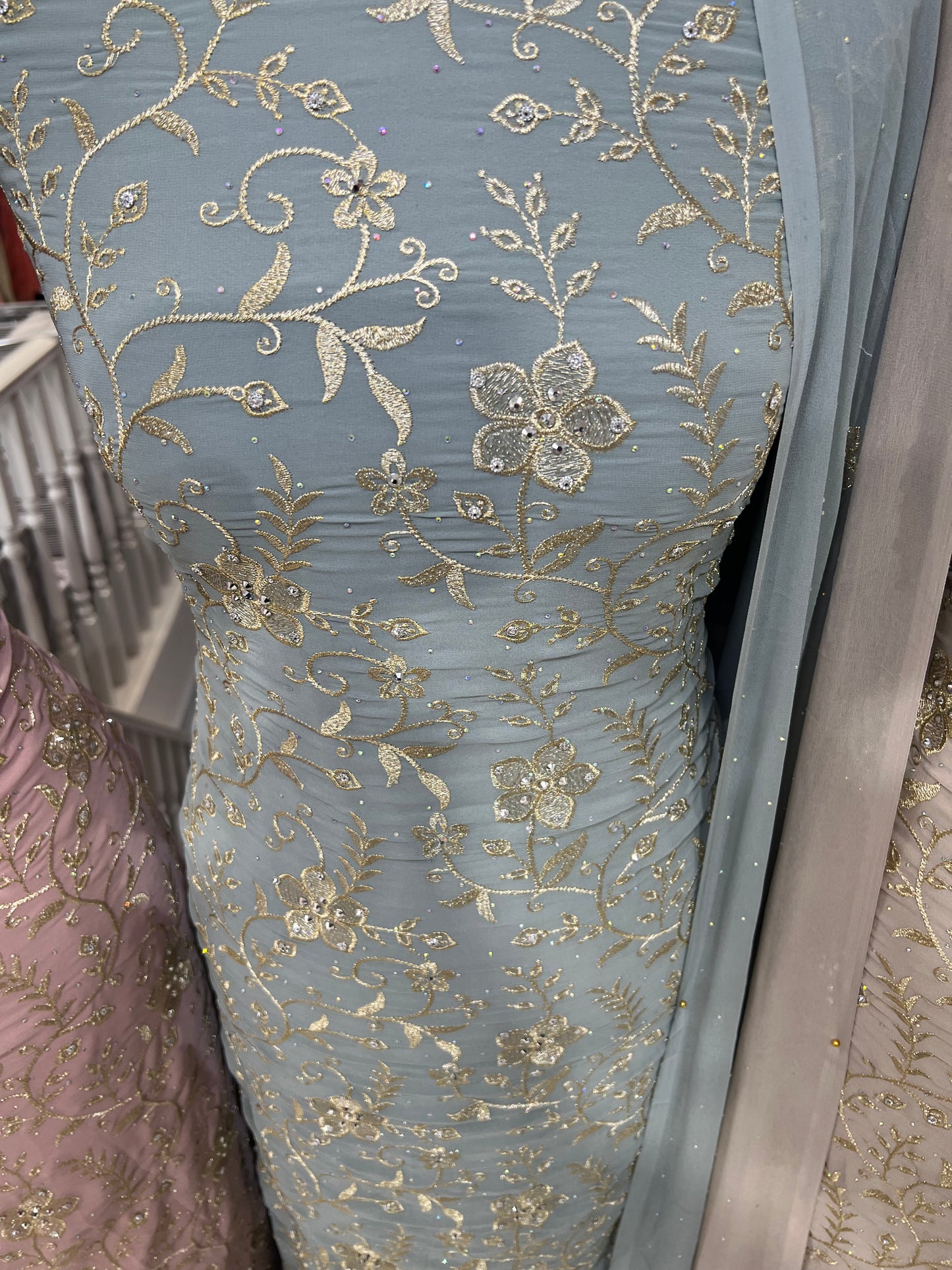 Embroidered Georgette