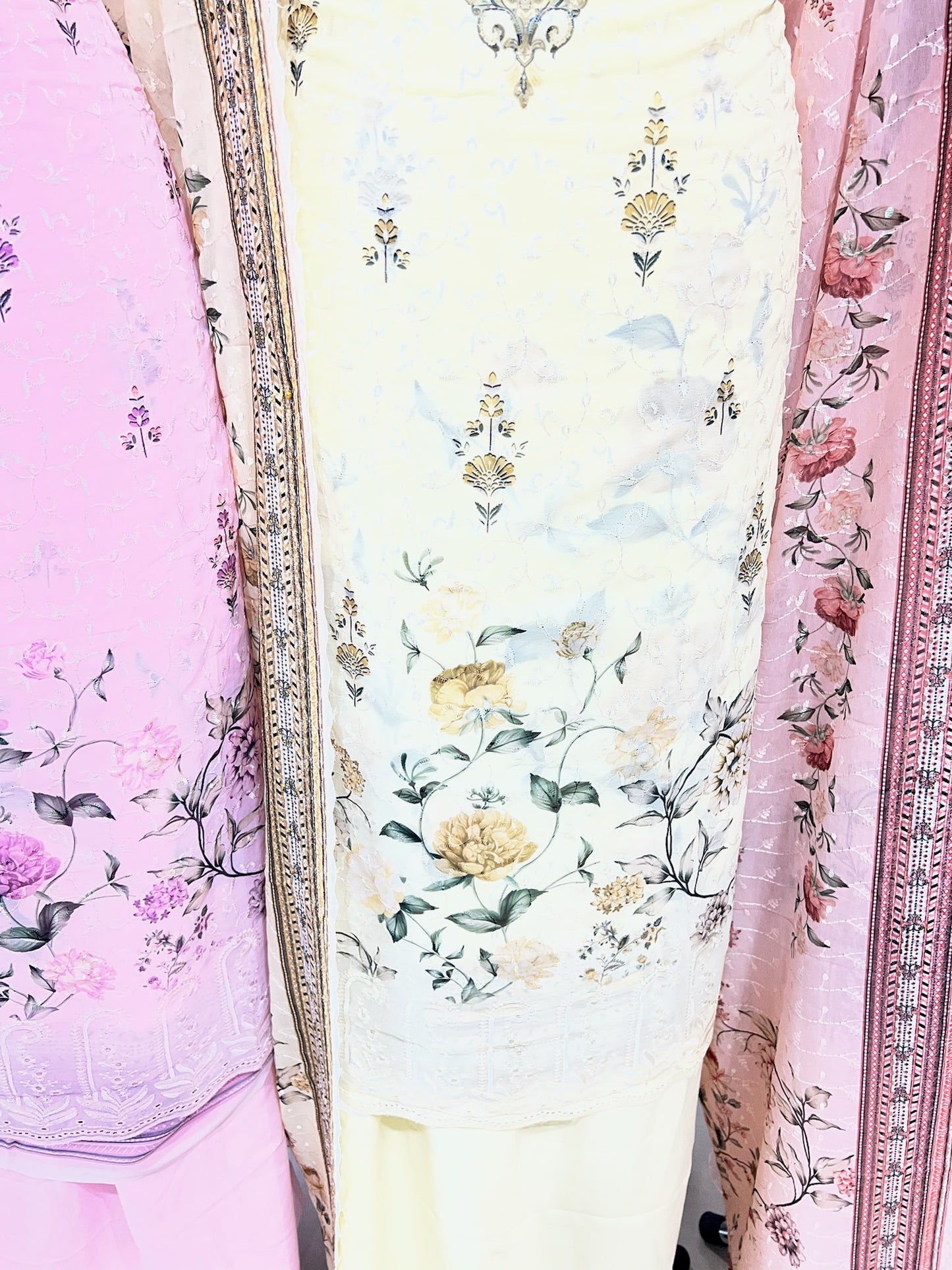 Embroidered Floral Georgette