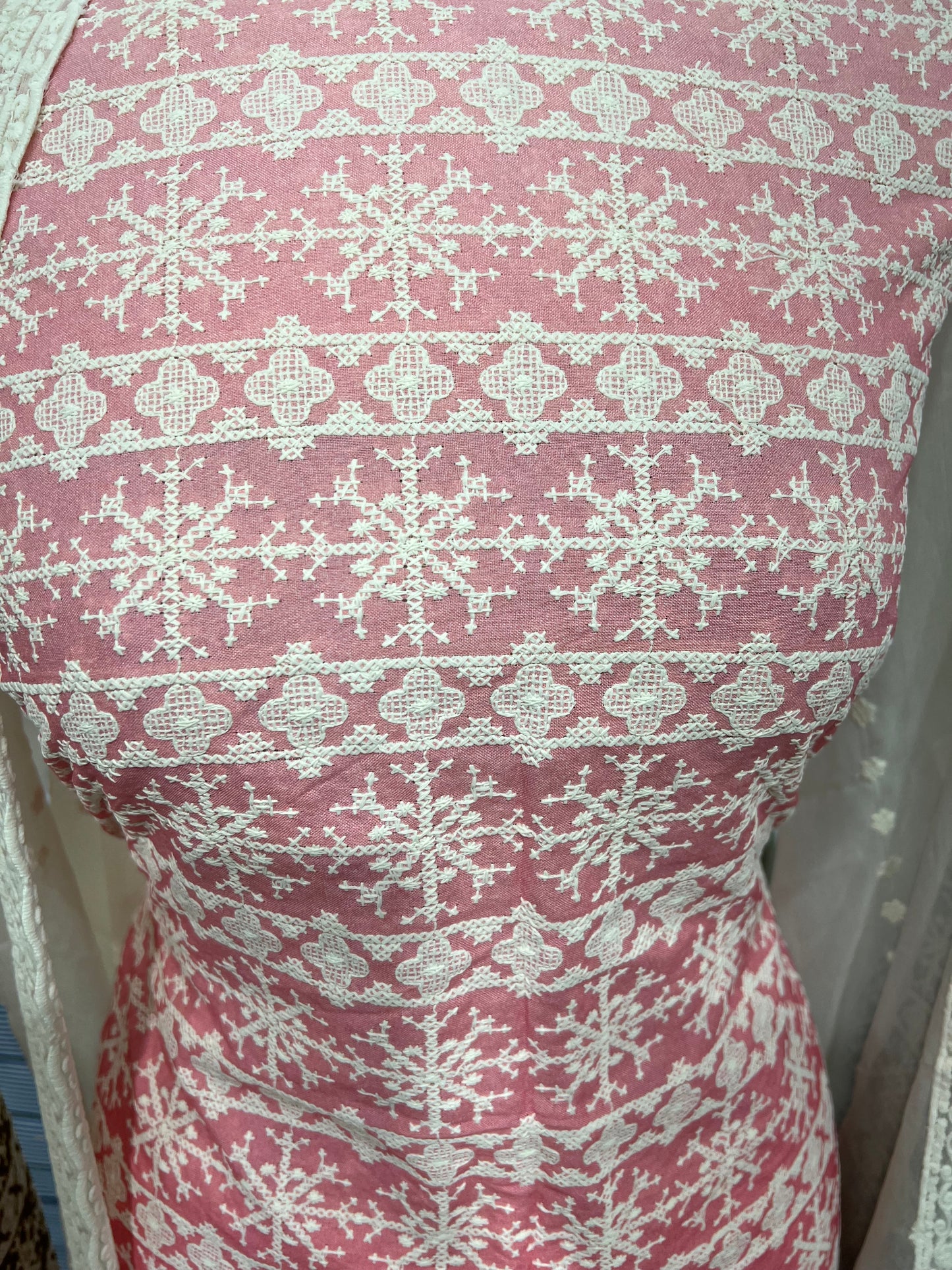 Embroidered Cotton Linen