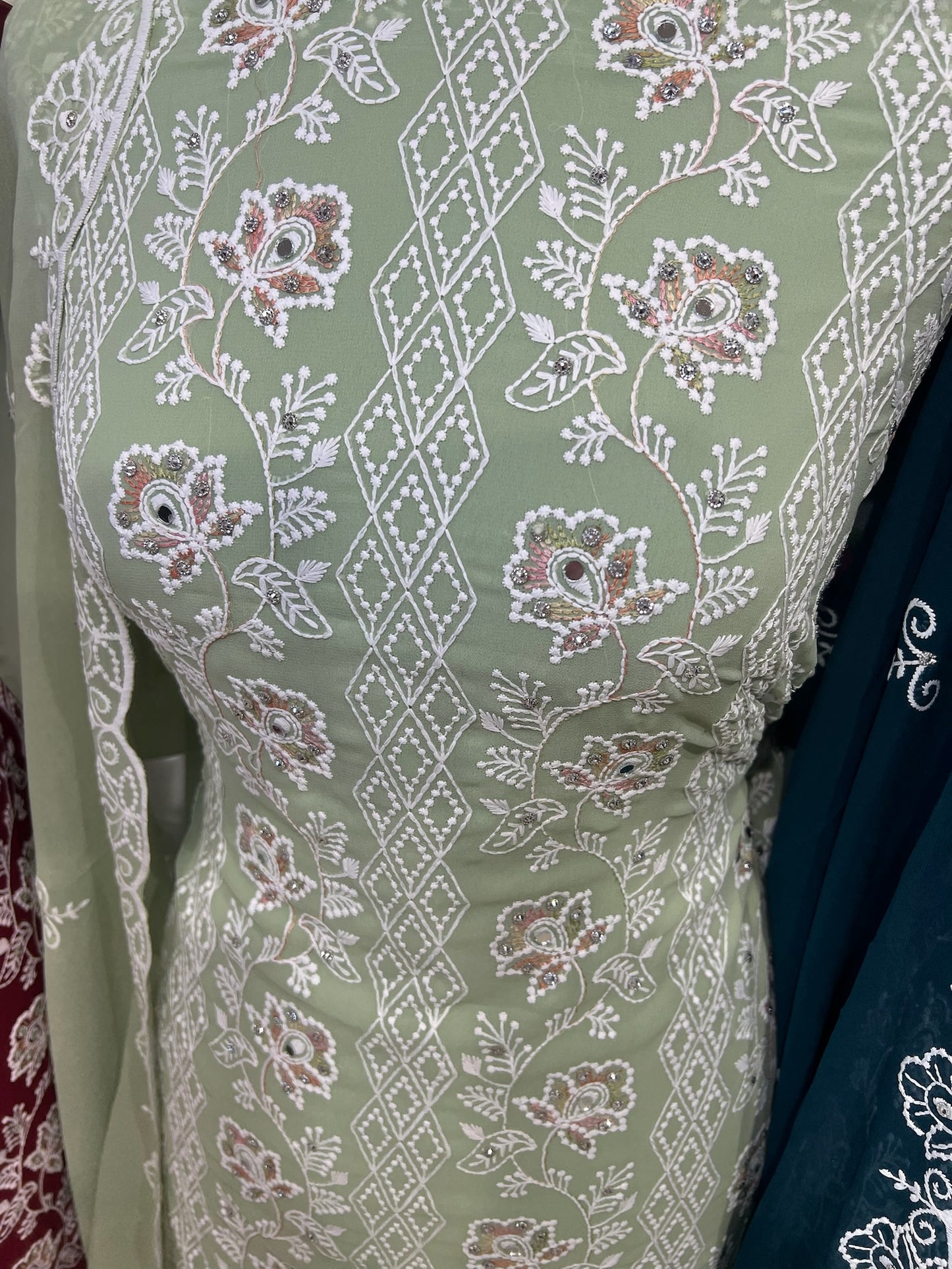 Embroidered Georgette