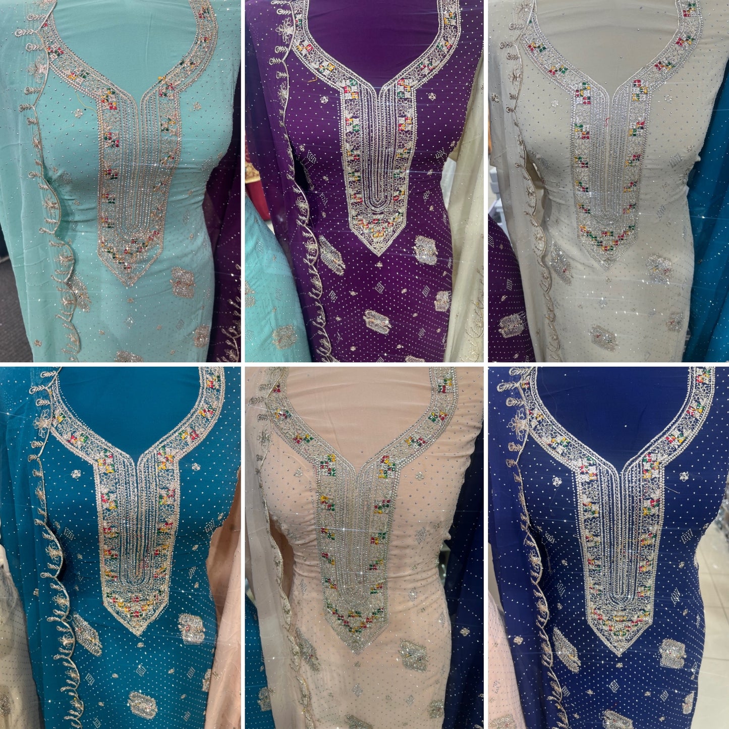 Embellished Georgette