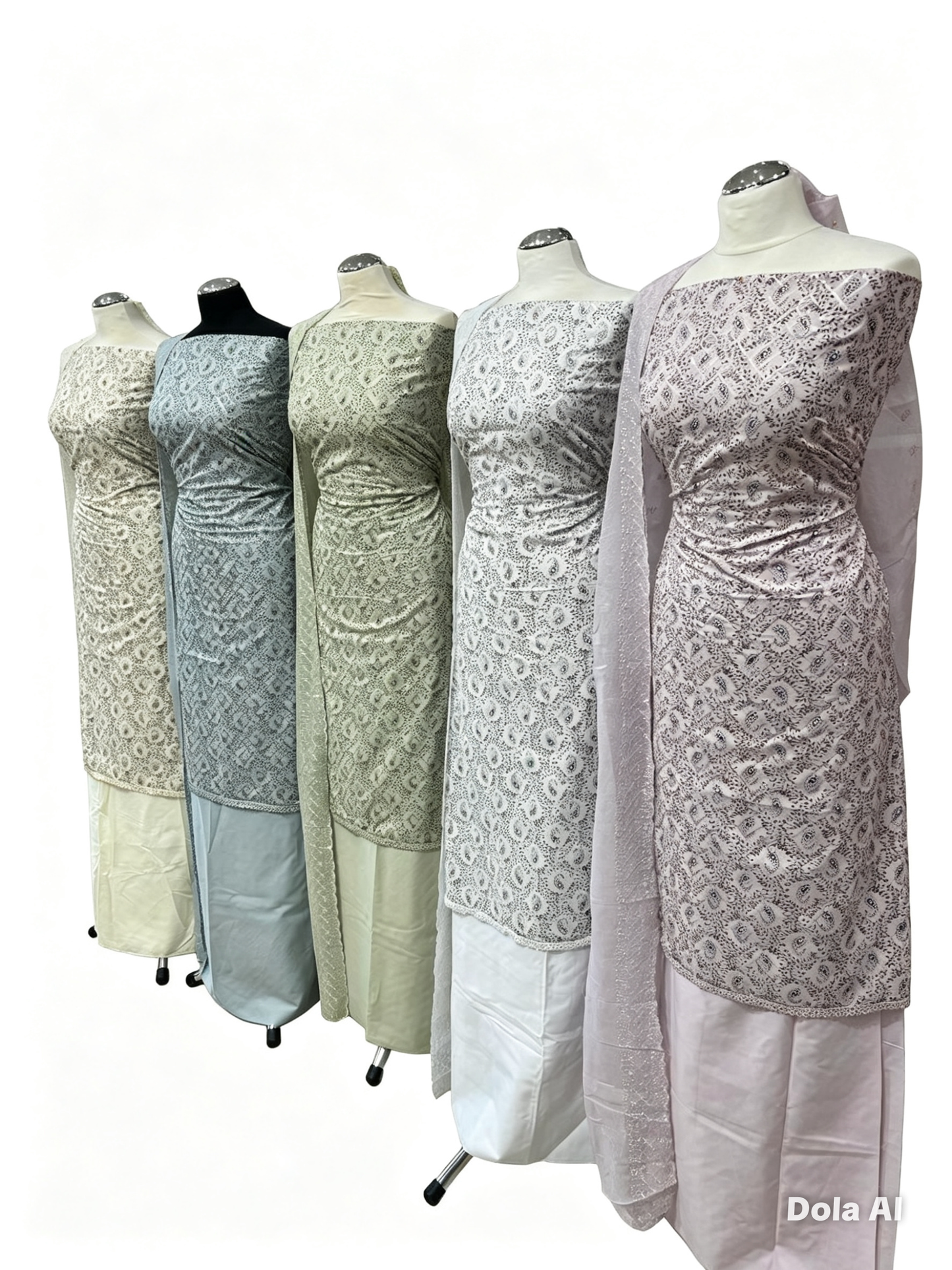 Embroidered Digital Print Cotton