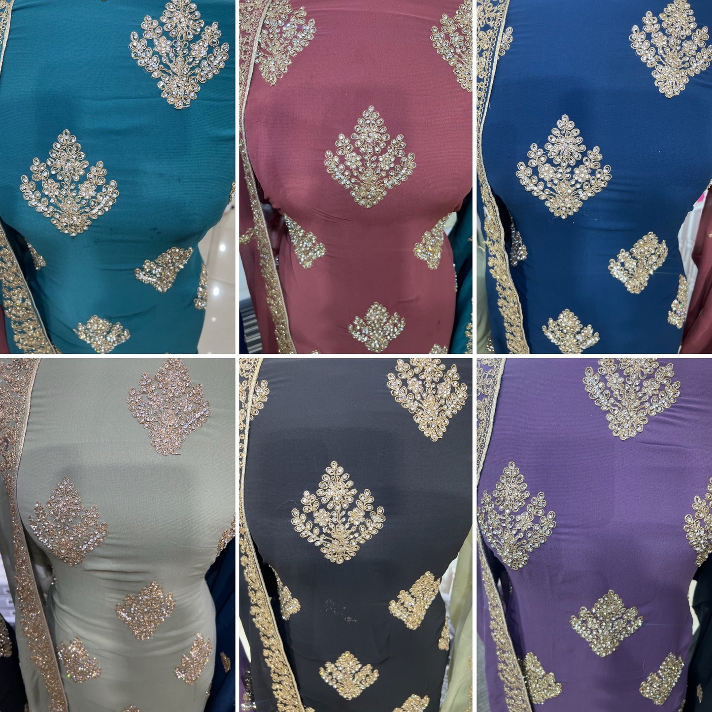 Fancy Embellished Georgette