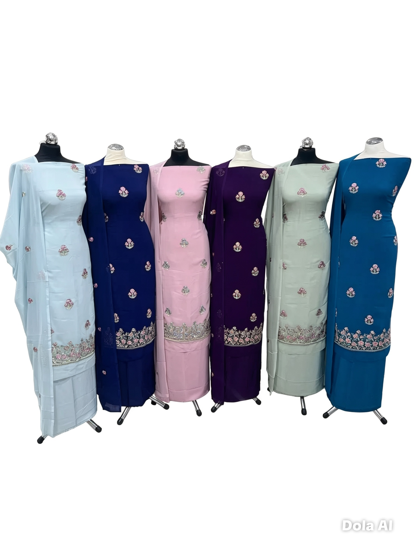 Embroidered & Embellished Georgette