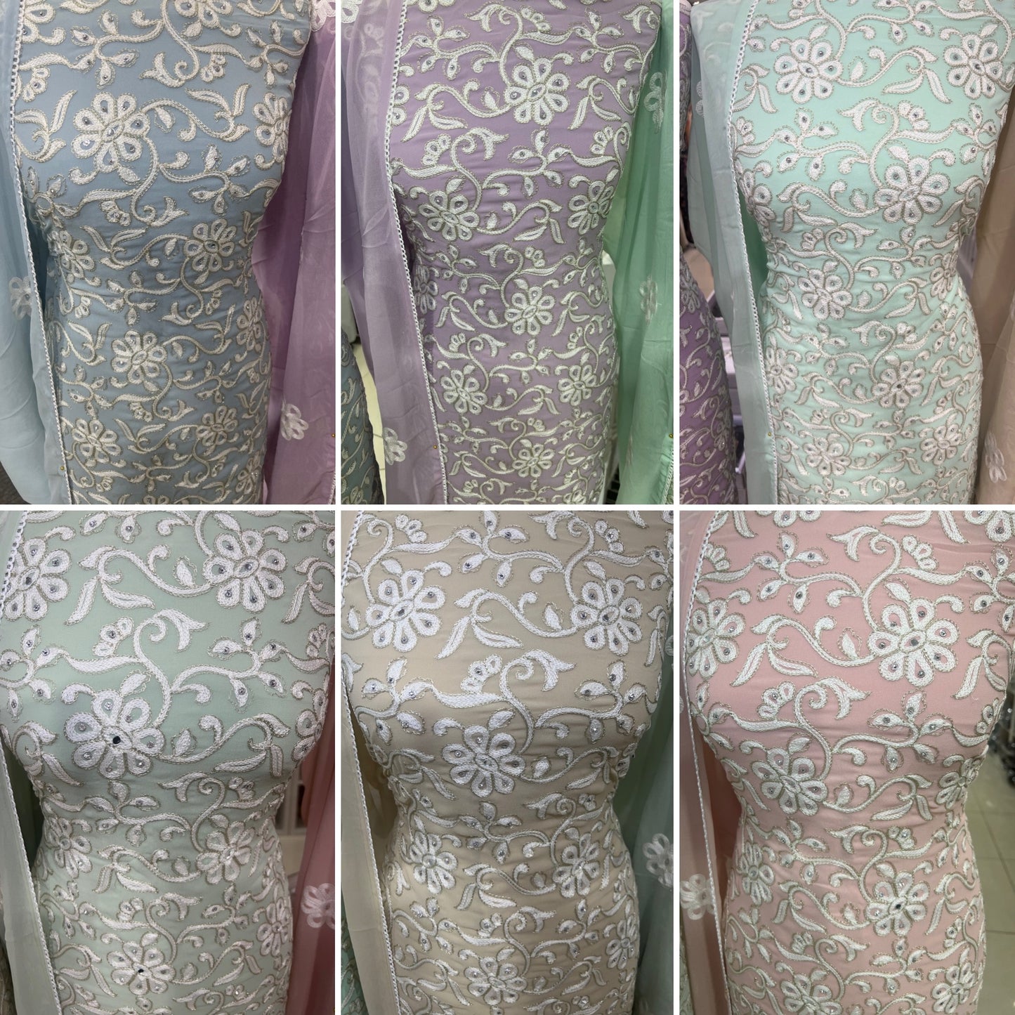 Embroidered Georgette