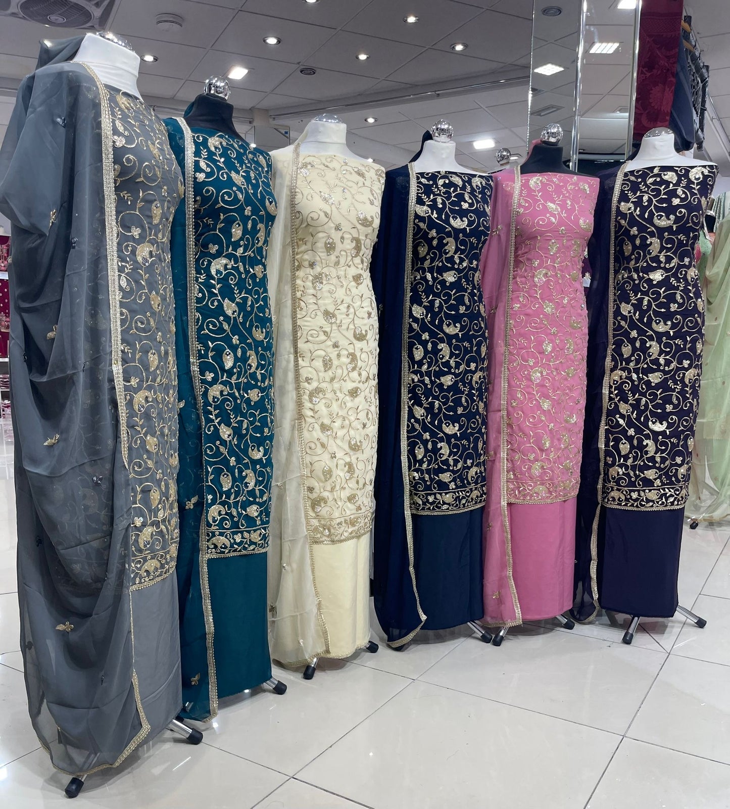 Embroidered Georgette