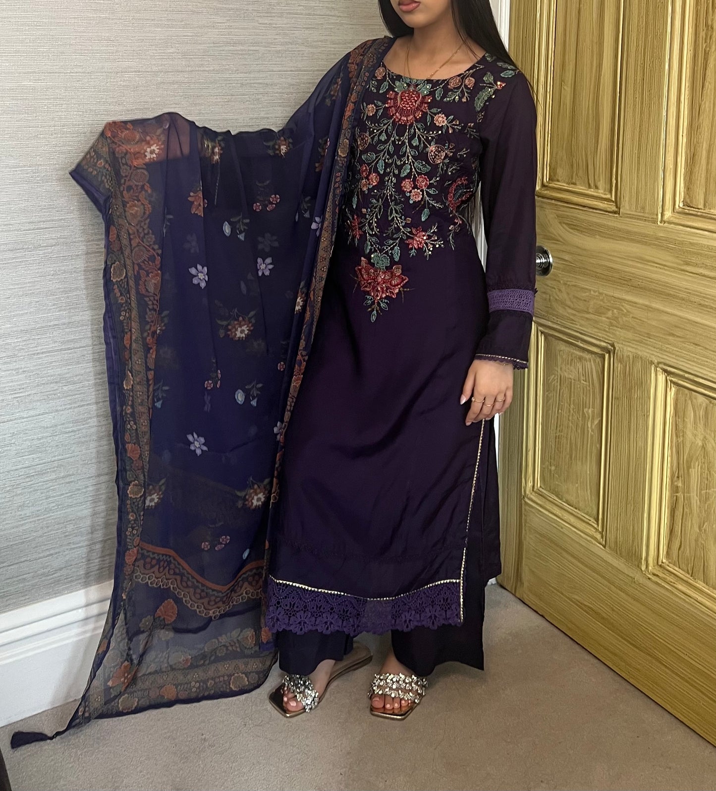Maria B Inspired Thread Embroidered Luxury Viscose Suit