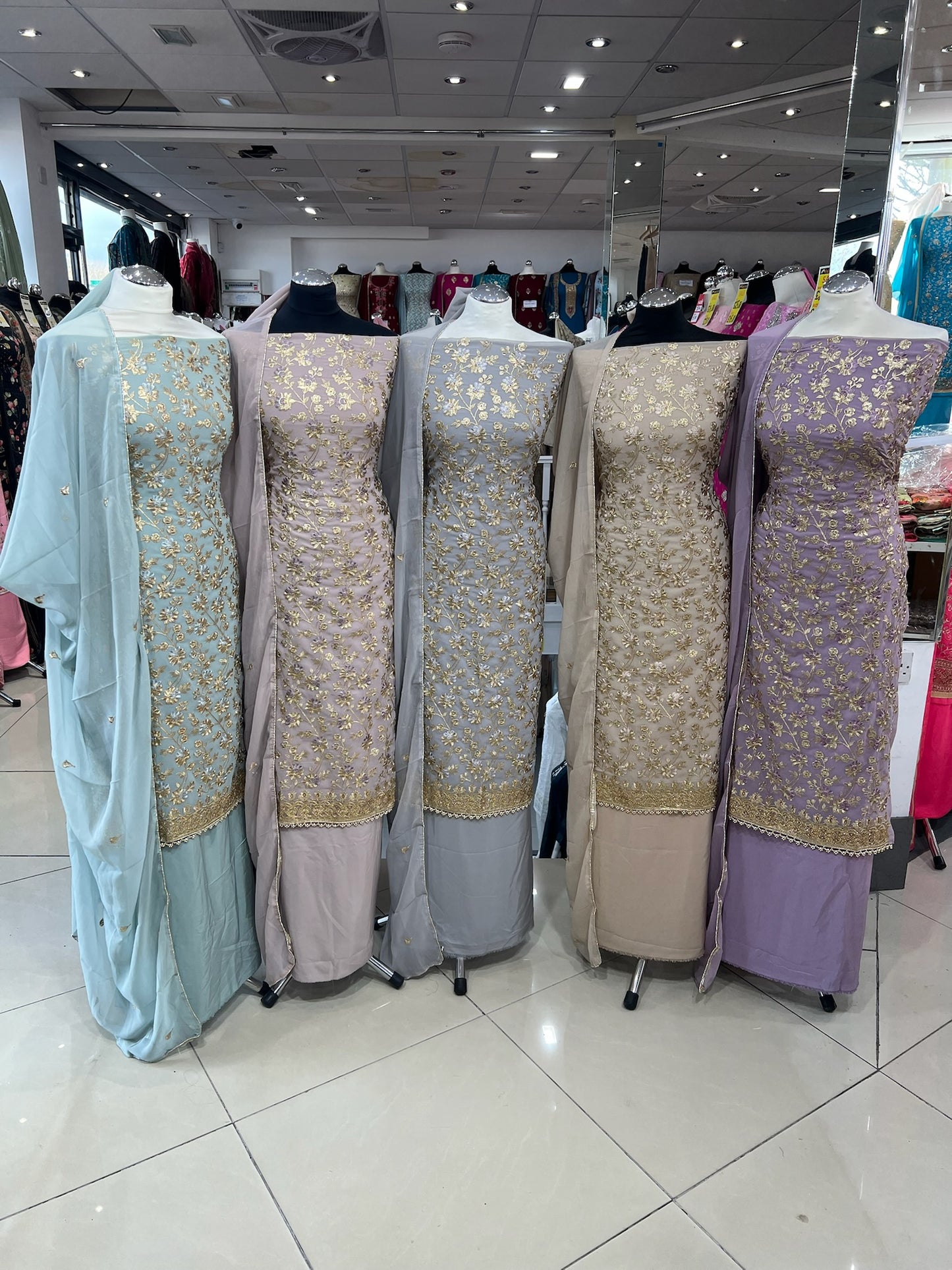 Embellished Embroidered Georgette