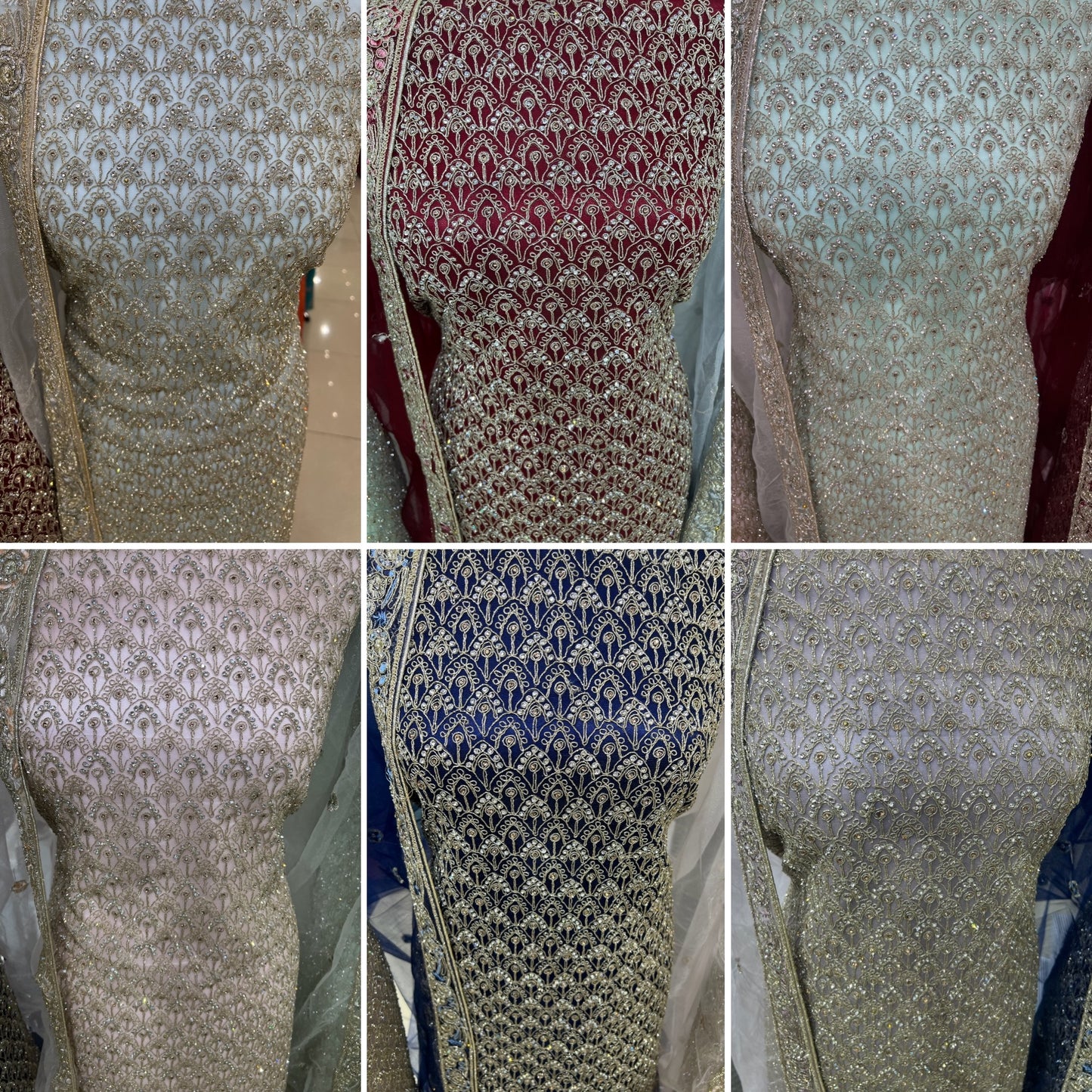 Fancy Net Embroidered & Embellished