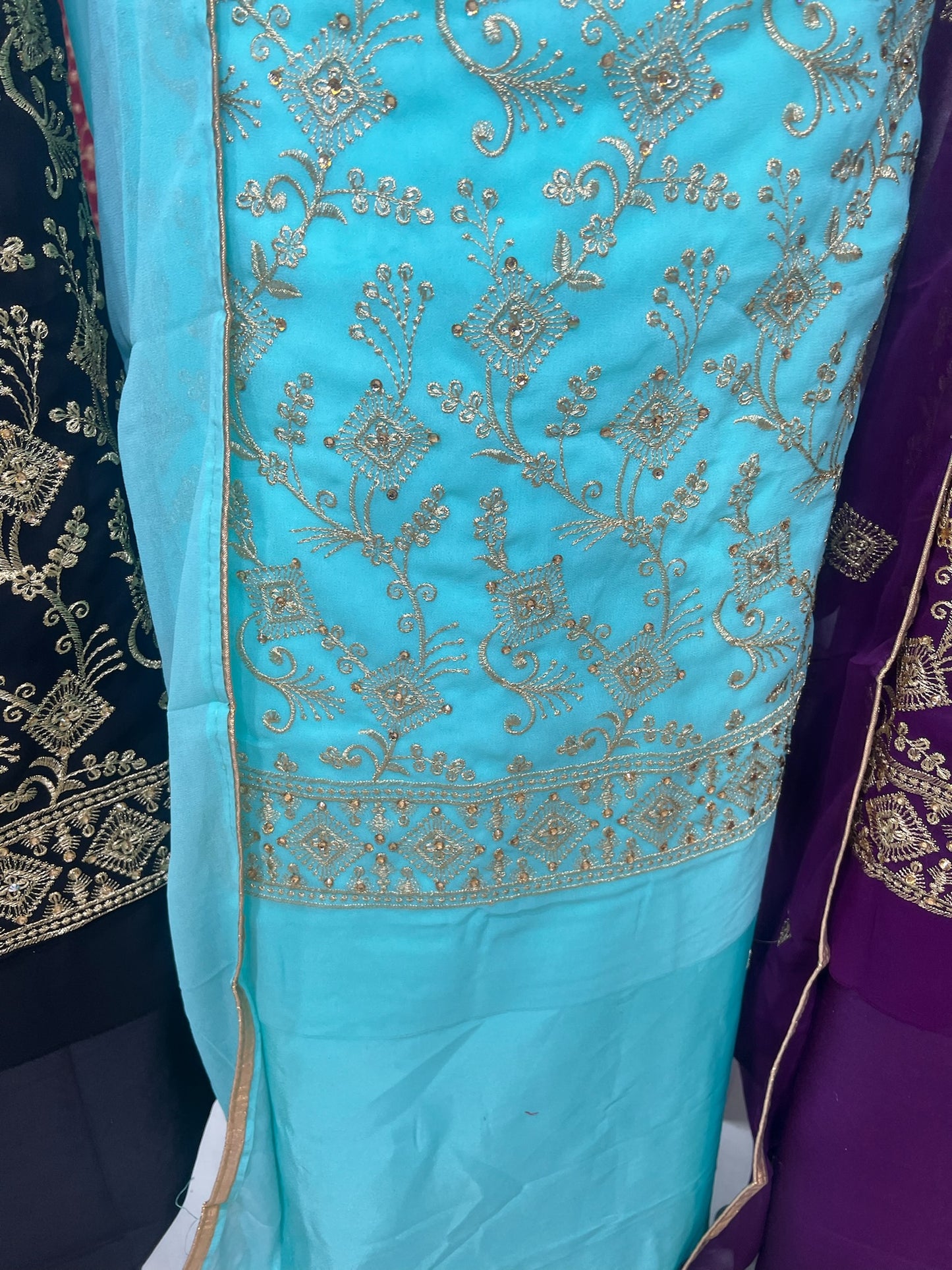 Embroidered Georgette
