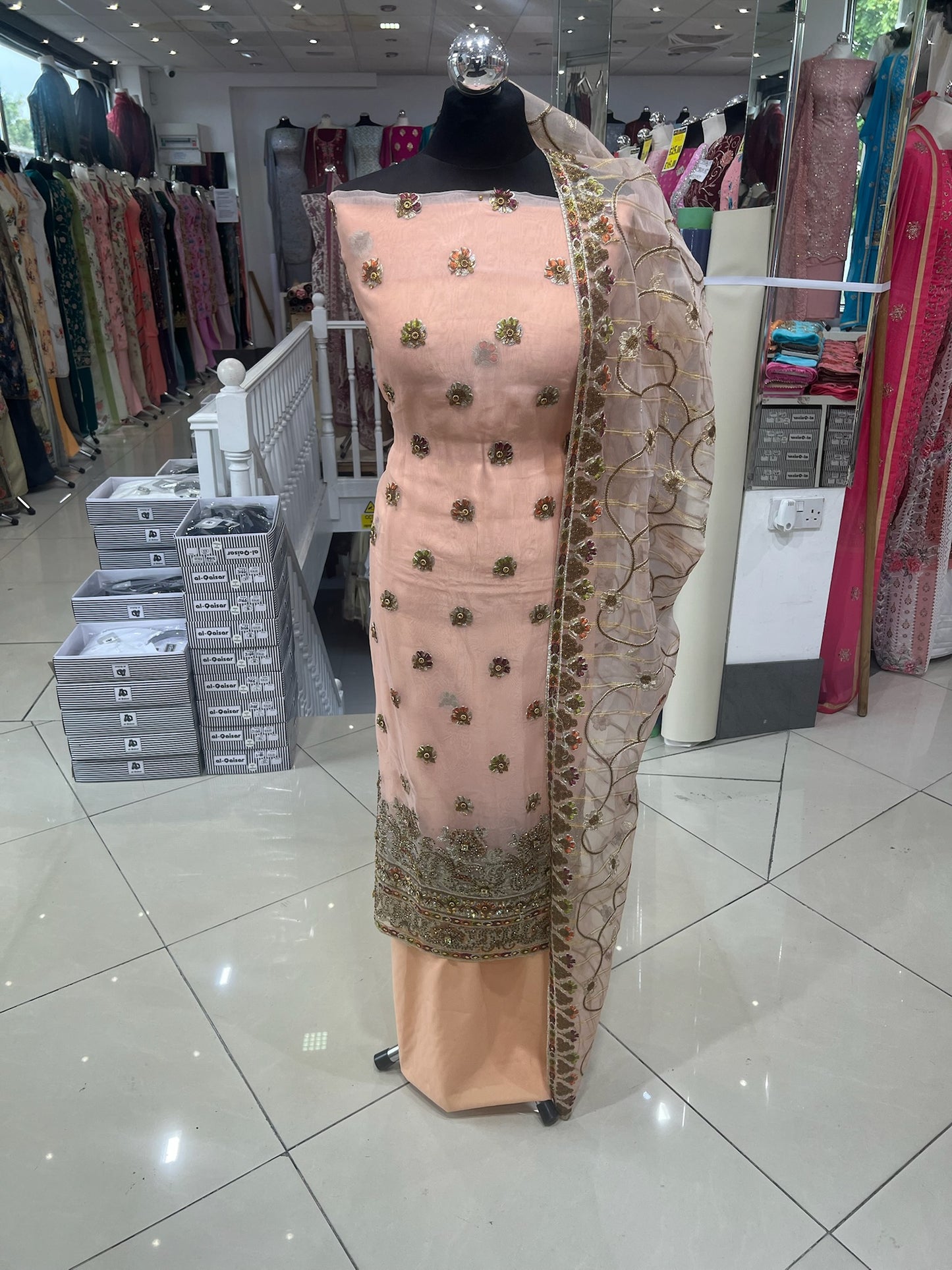 Fancy Embellished Chiffon & Organza