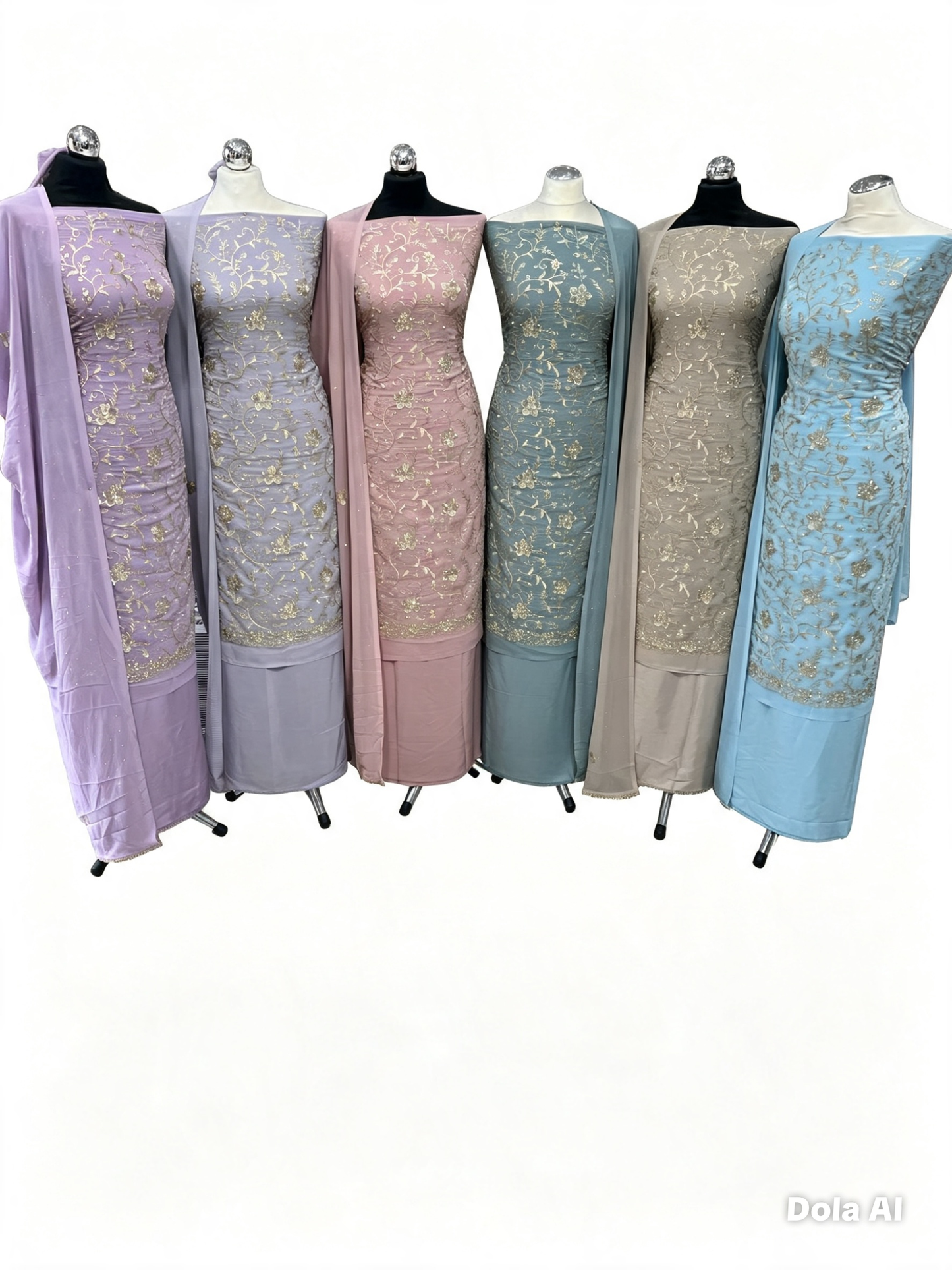 Embroidered Georgette