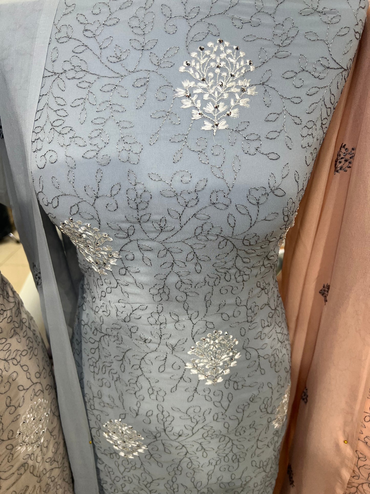 Embroidered Georgette