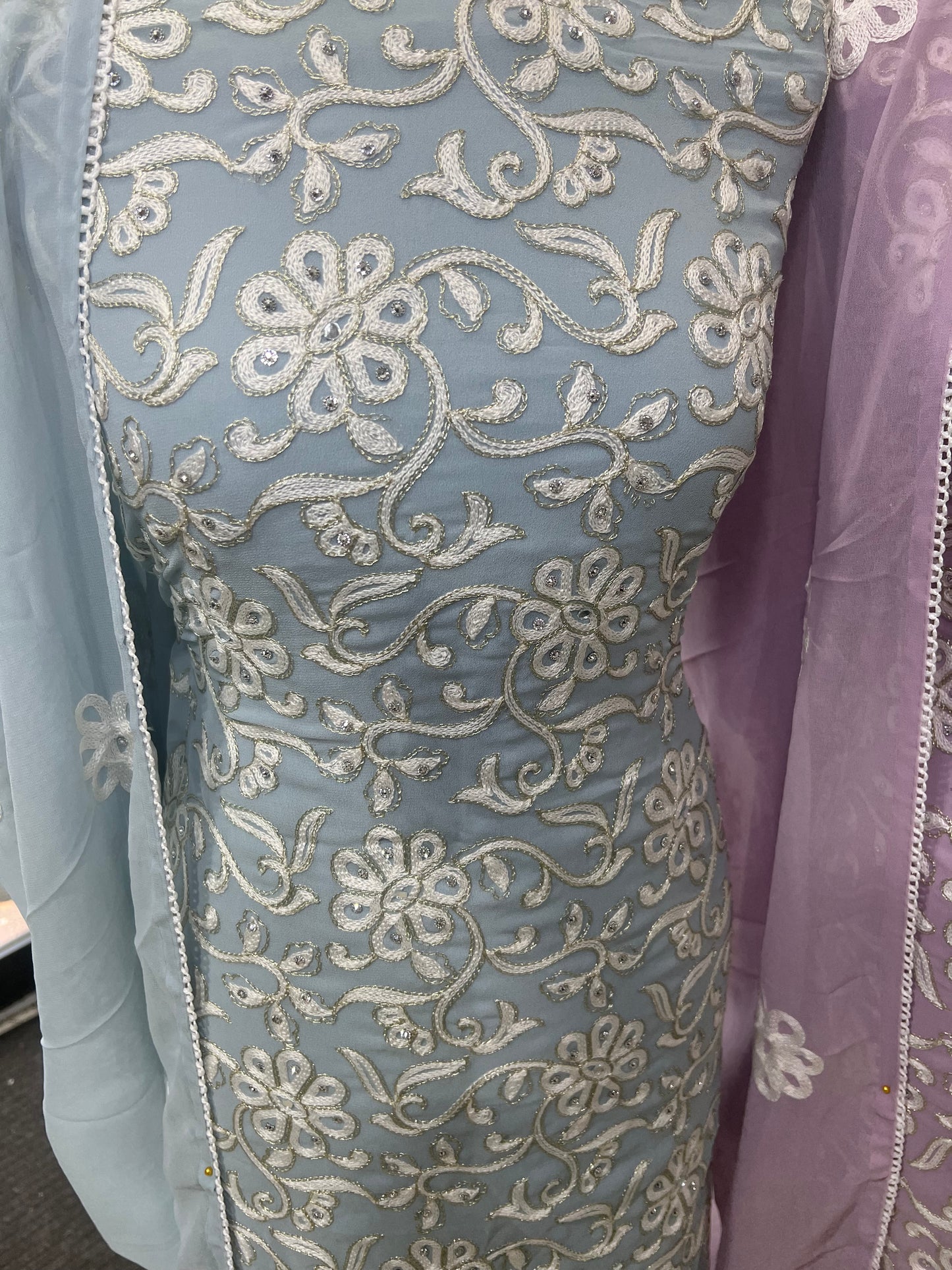 Embroidered Georgette