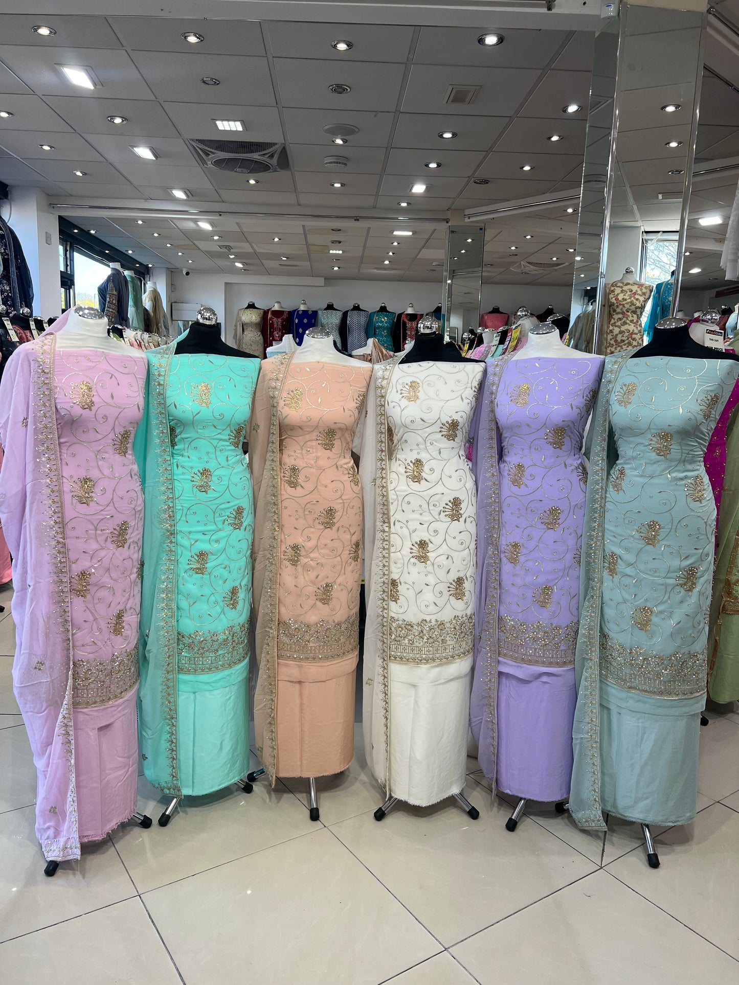 Embroidered Georgette