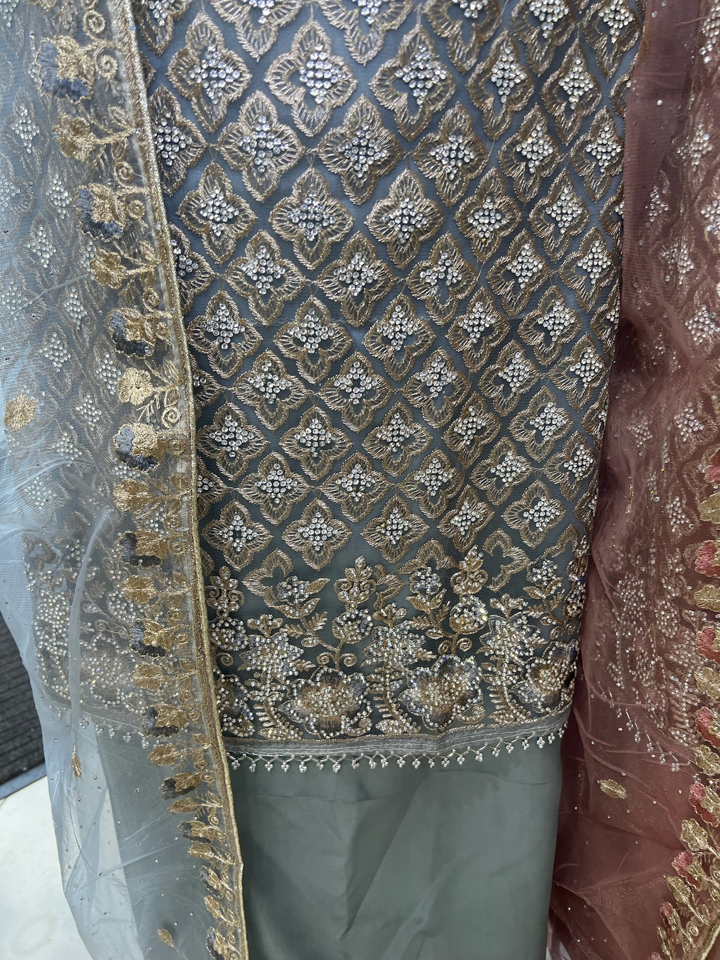 Fancy Embroidered Net