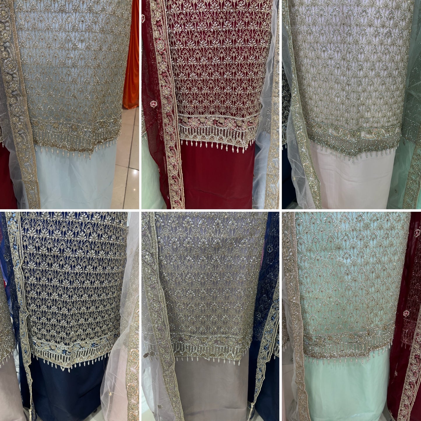 Fancy Net Embroidered & Embellished
