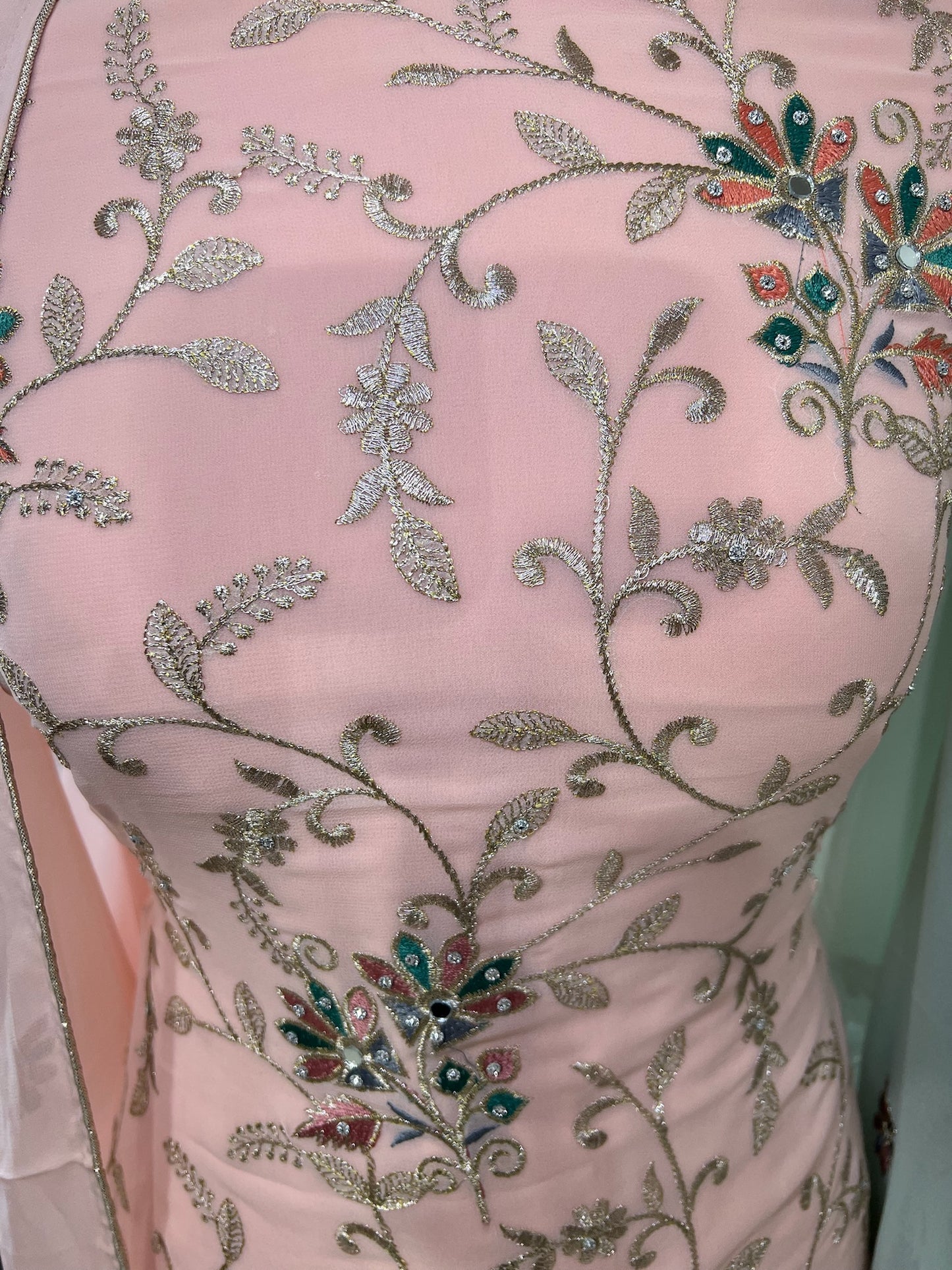 Embroidered Georgette