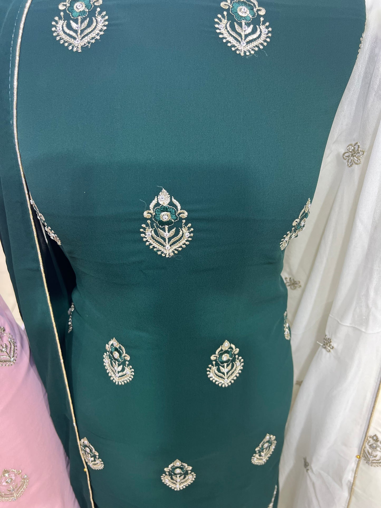 Embroidered Georgette