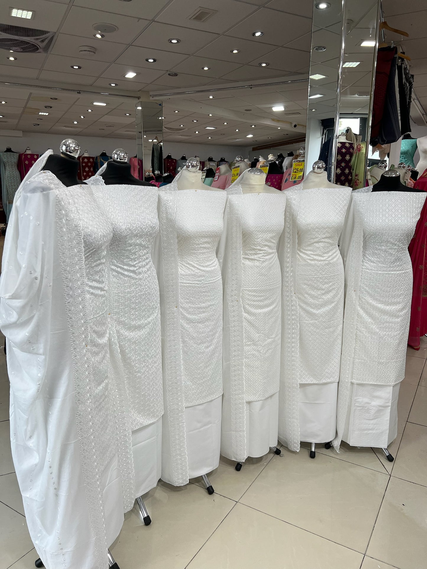 Chikankari Embroidered Cotton