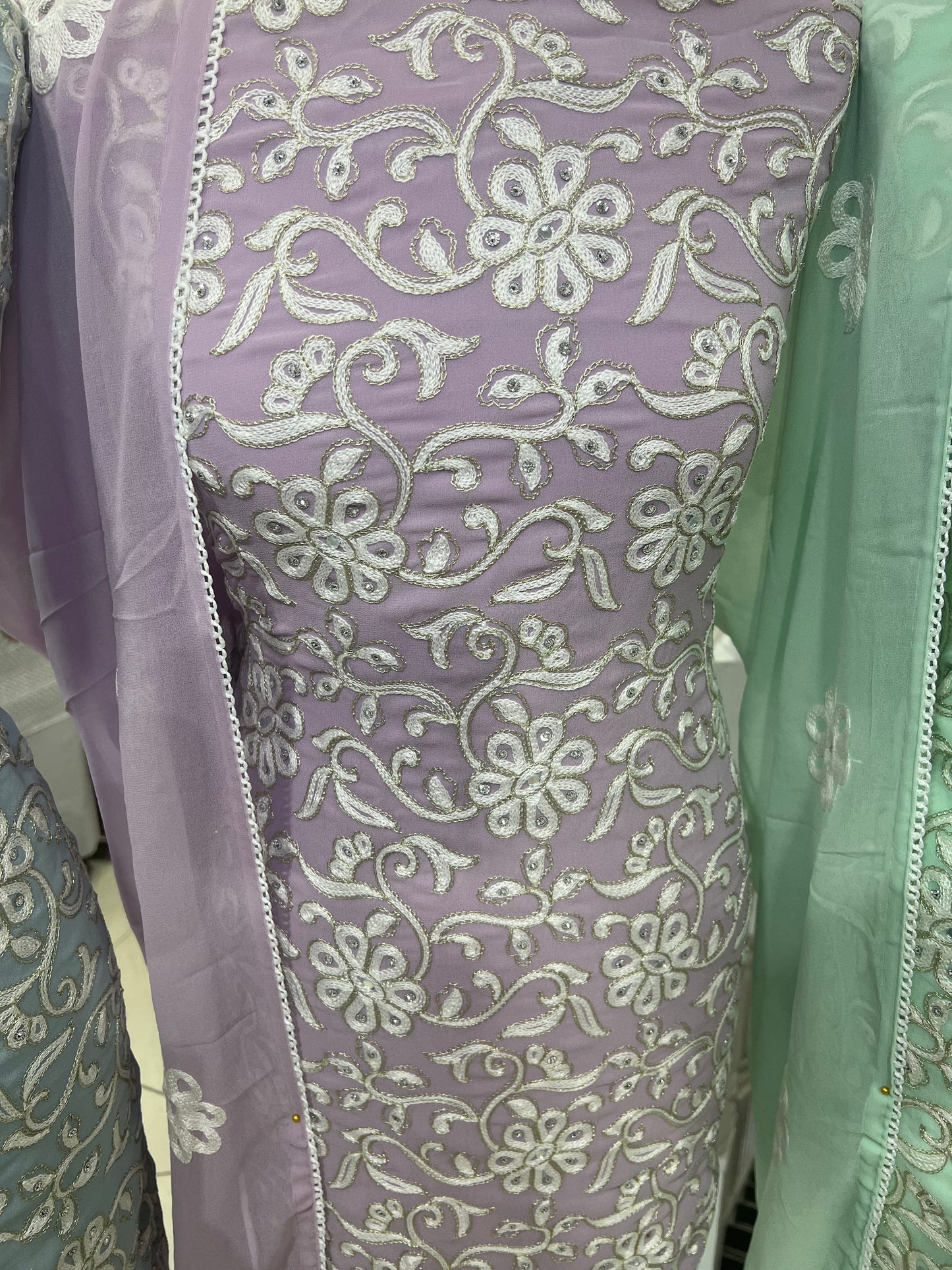 Embroidered Georgette