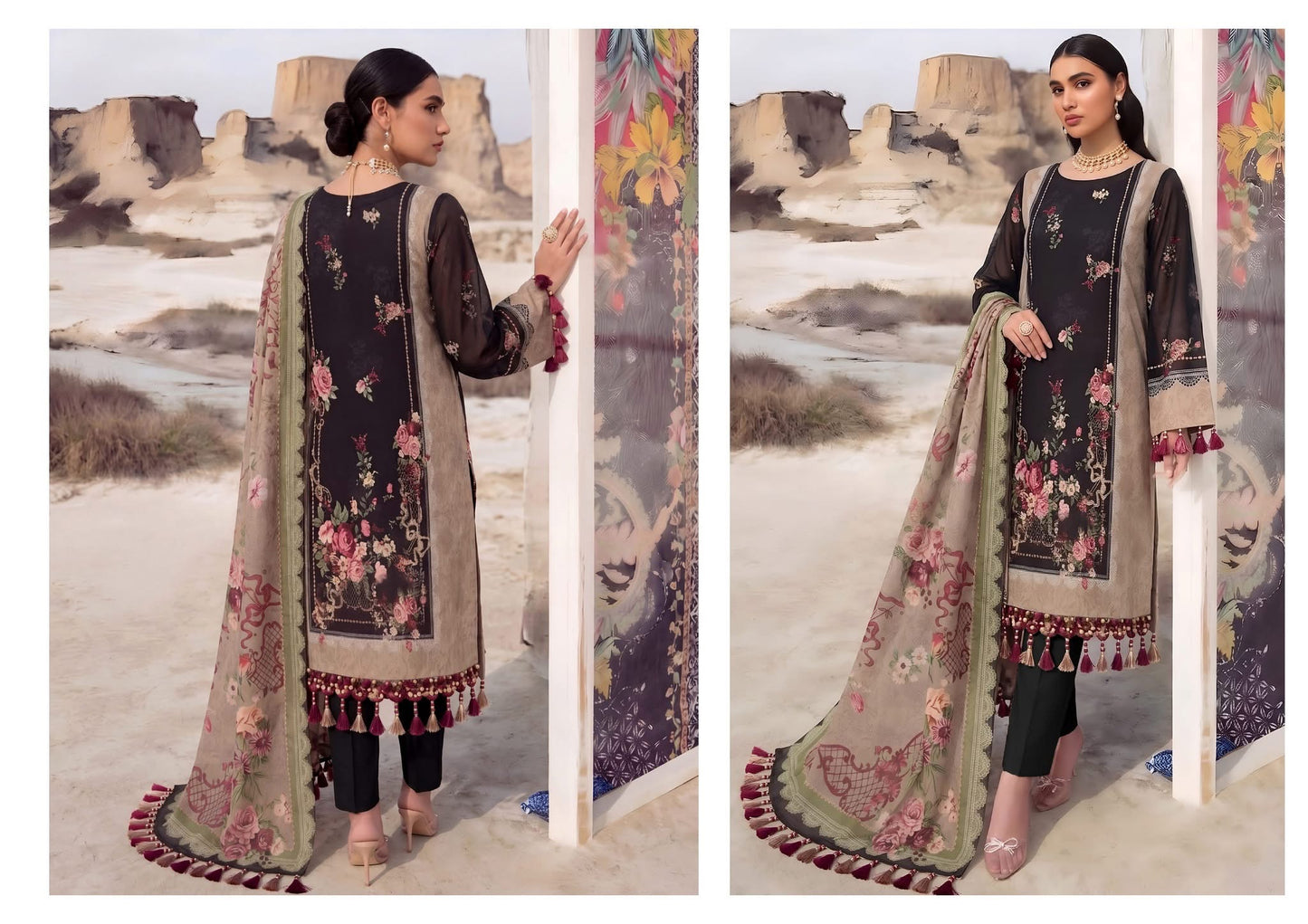 ✨ ABISHA FABRICS SATRANGI VOL 71 ✨-Design-01-10