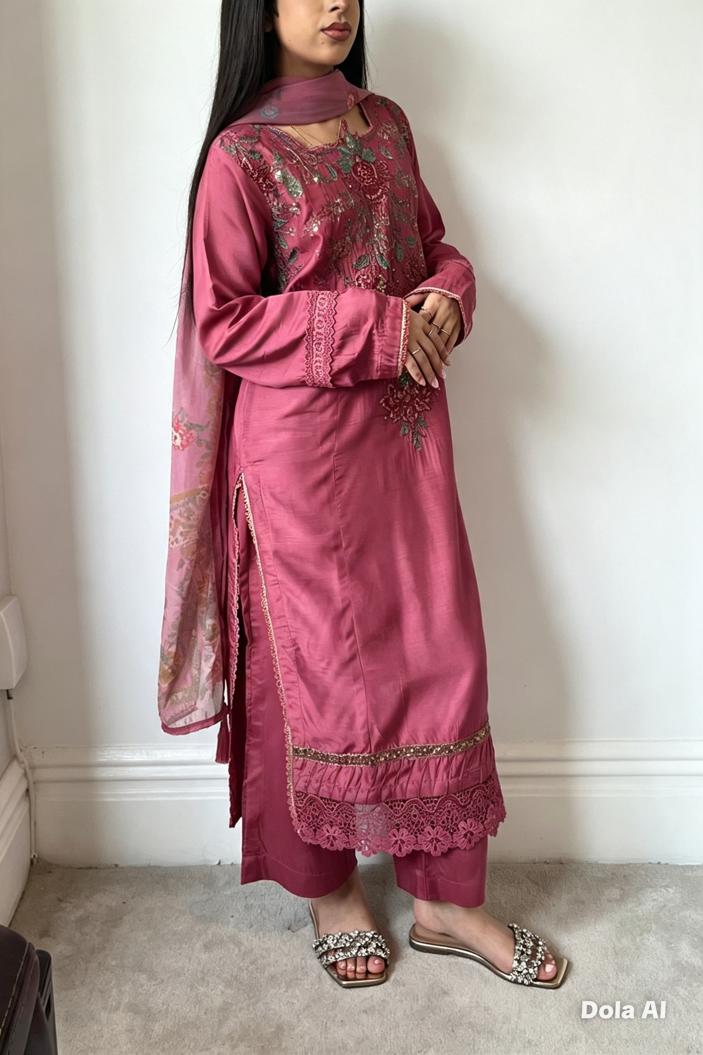 Maria Bi Inspired luxurious viscose Suit