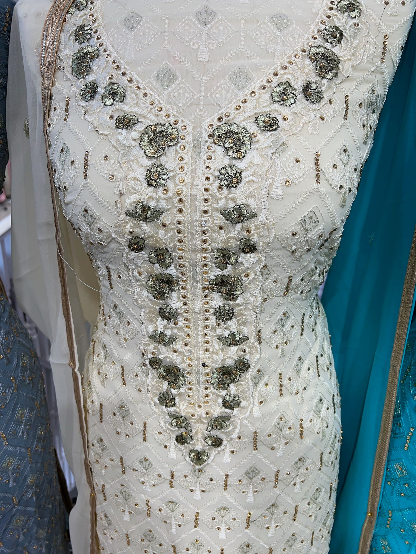 Fancy Embroidered Georgette