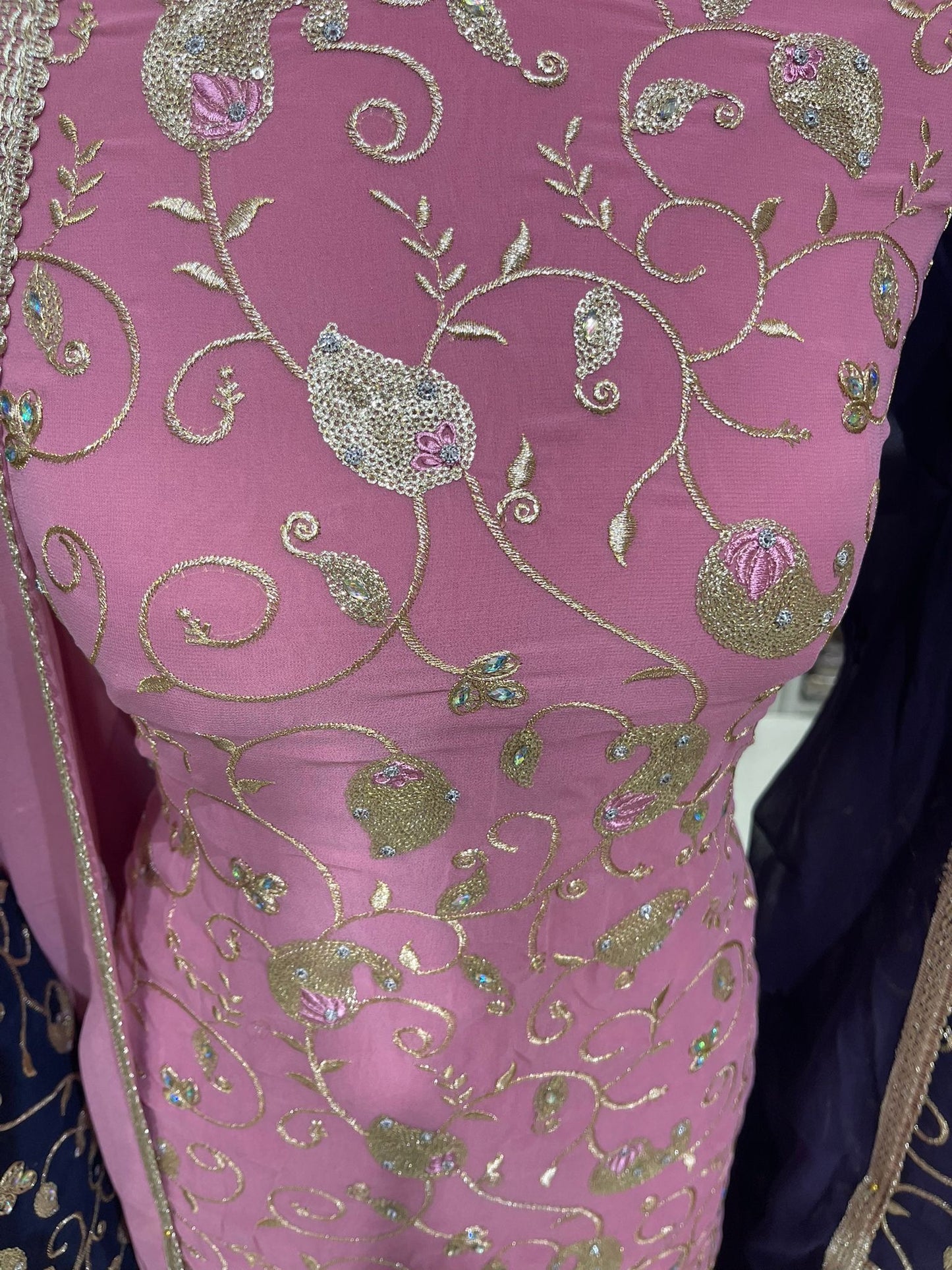 Embroidered Georgette