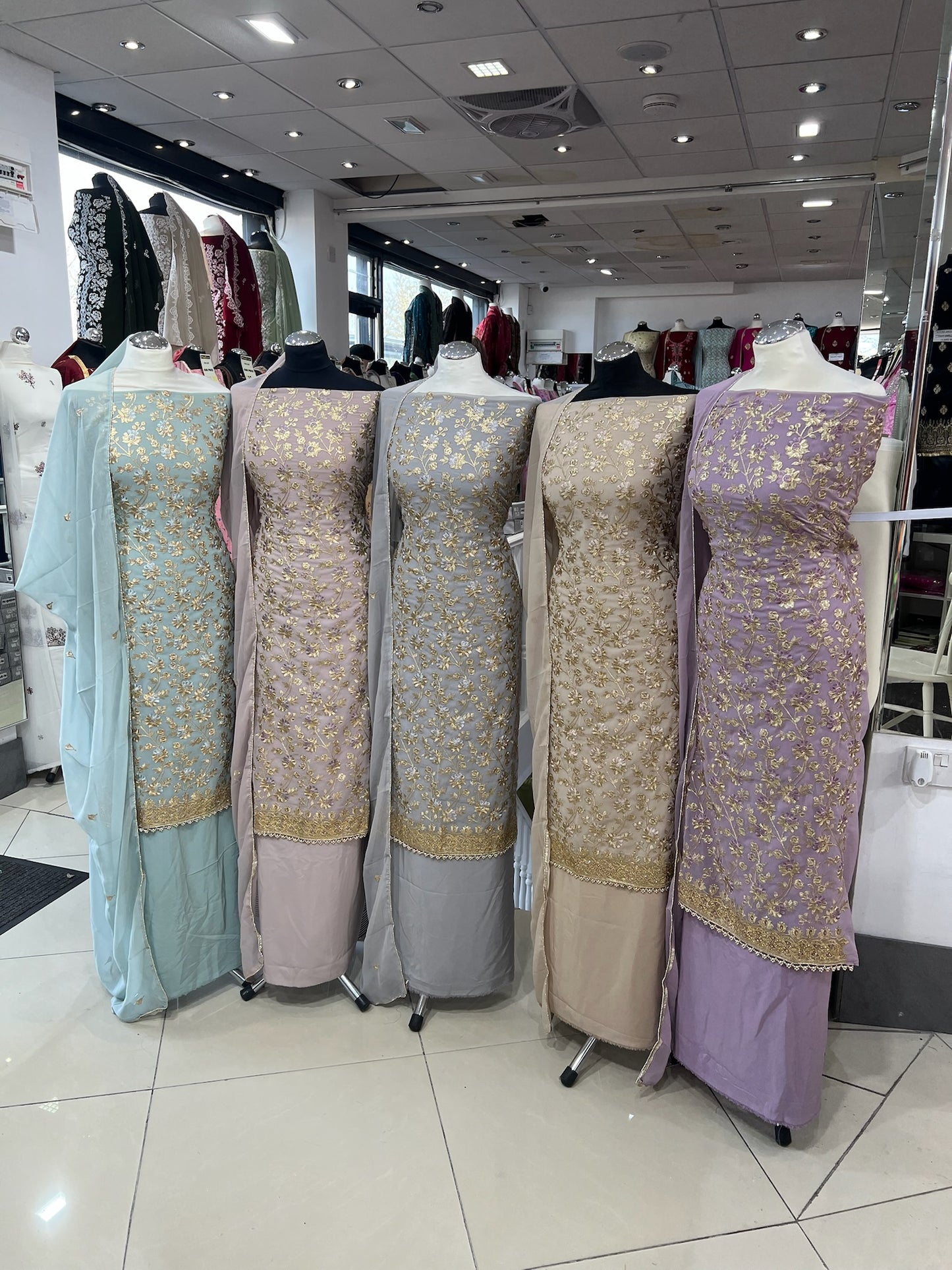 Embellished Embroidered Georgette
