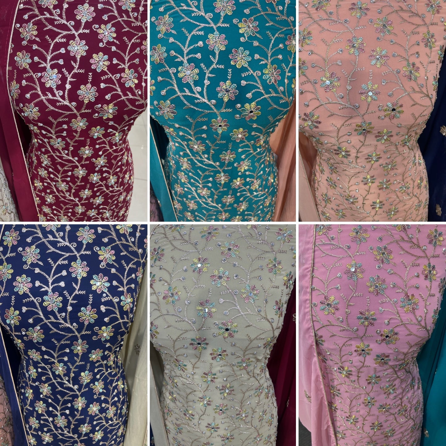 Embellished Georgette