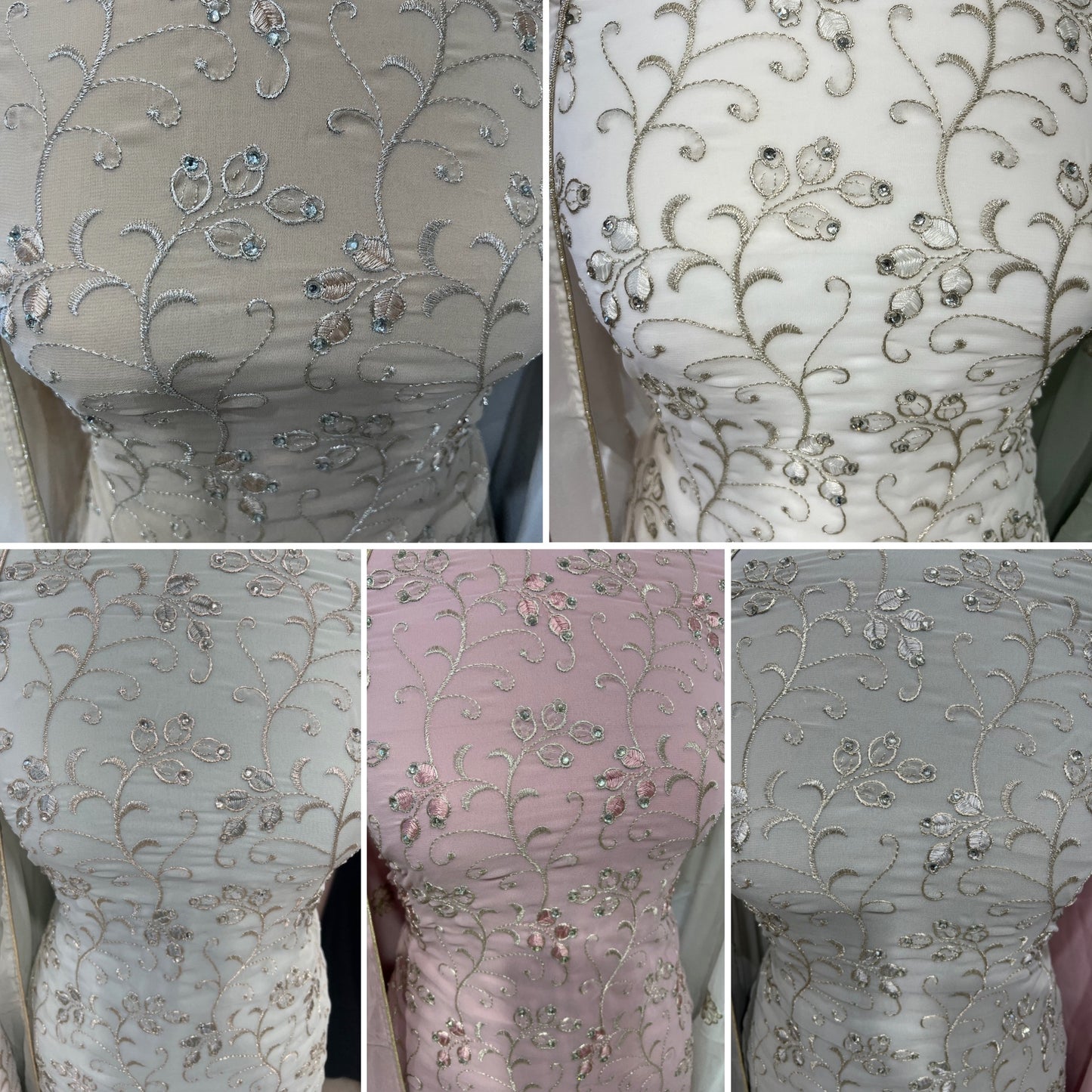 Embroidered Georgette