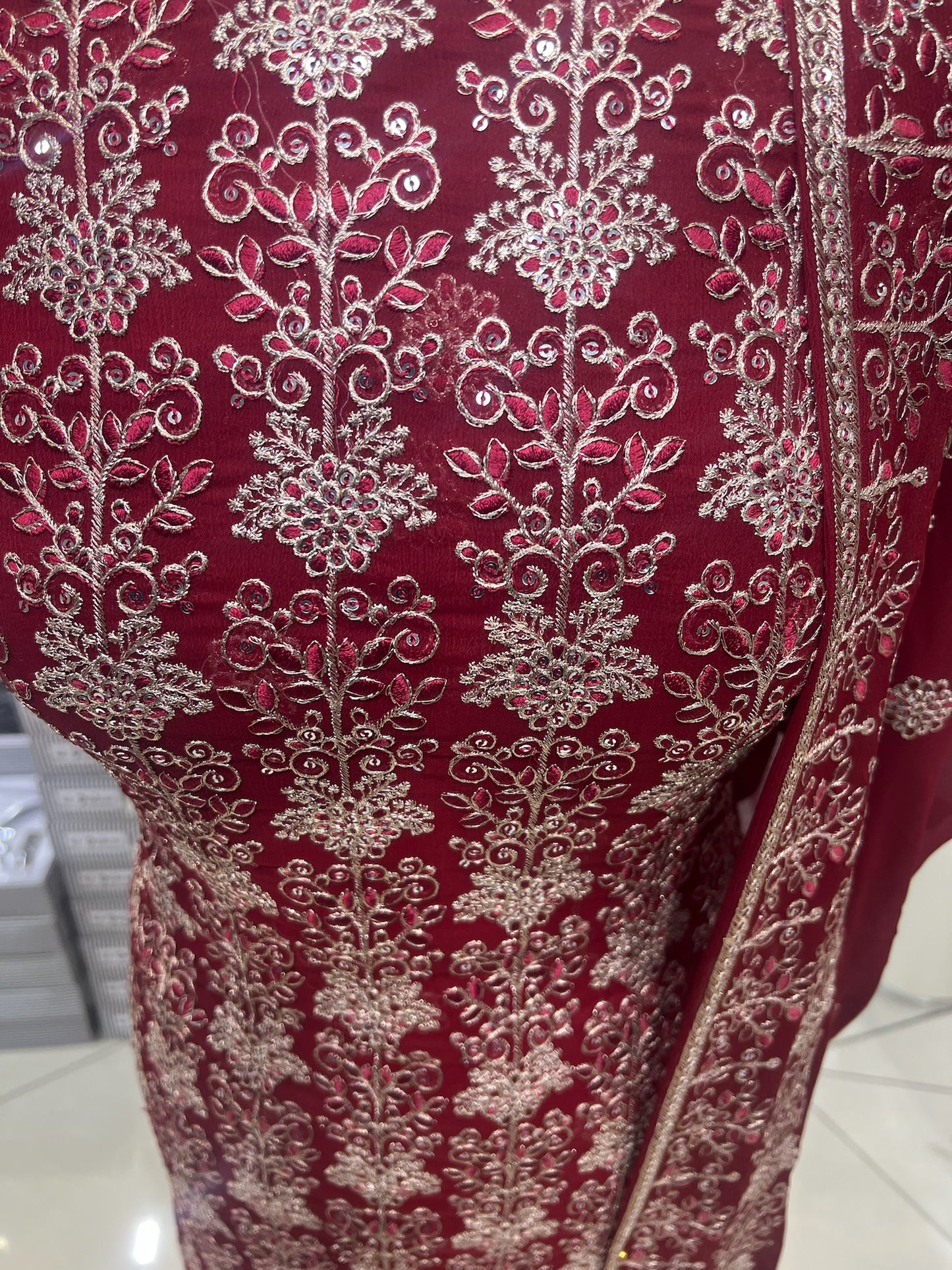 Embroidered Chiffon