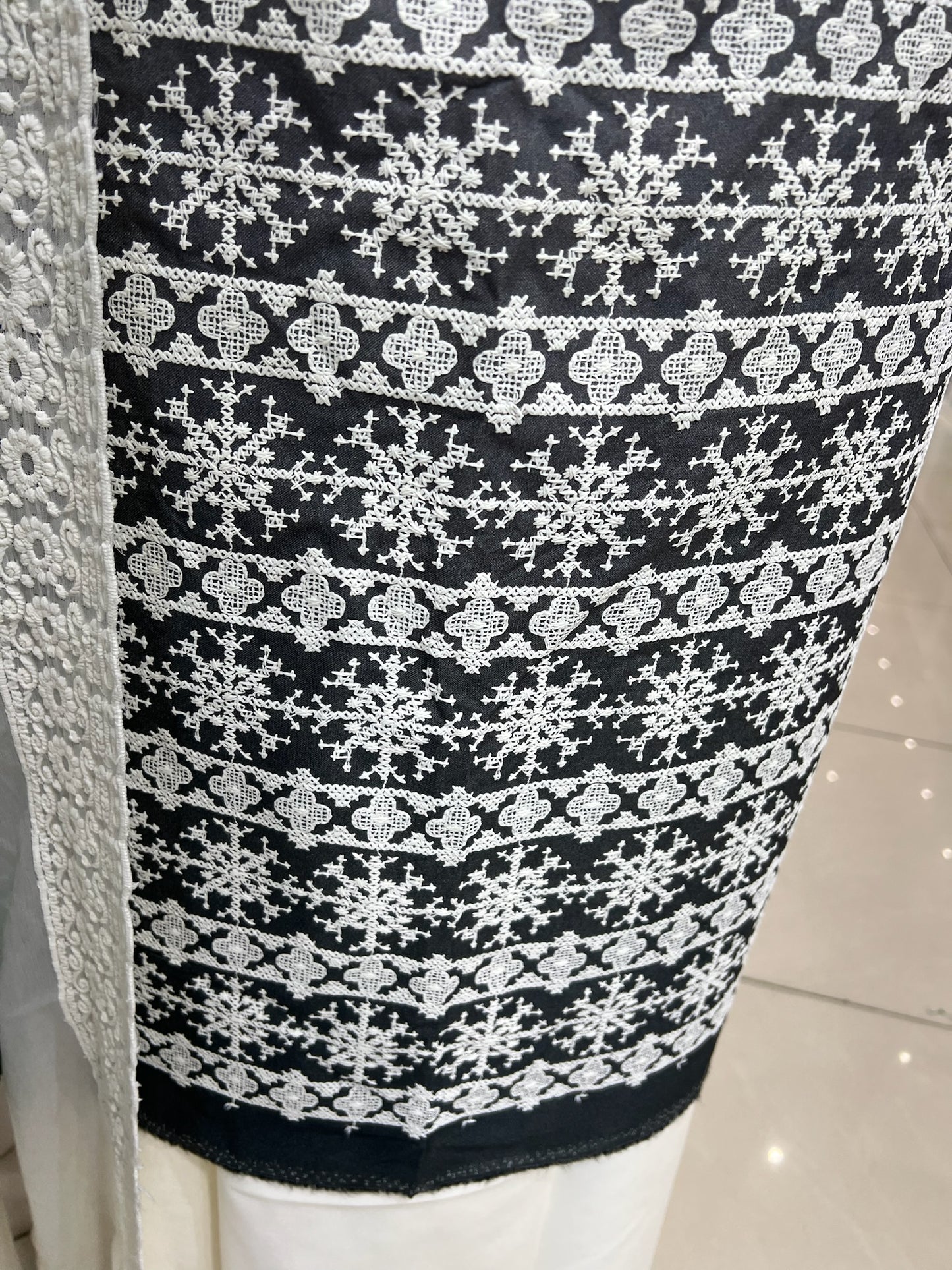 Embroidered Cotton Linen