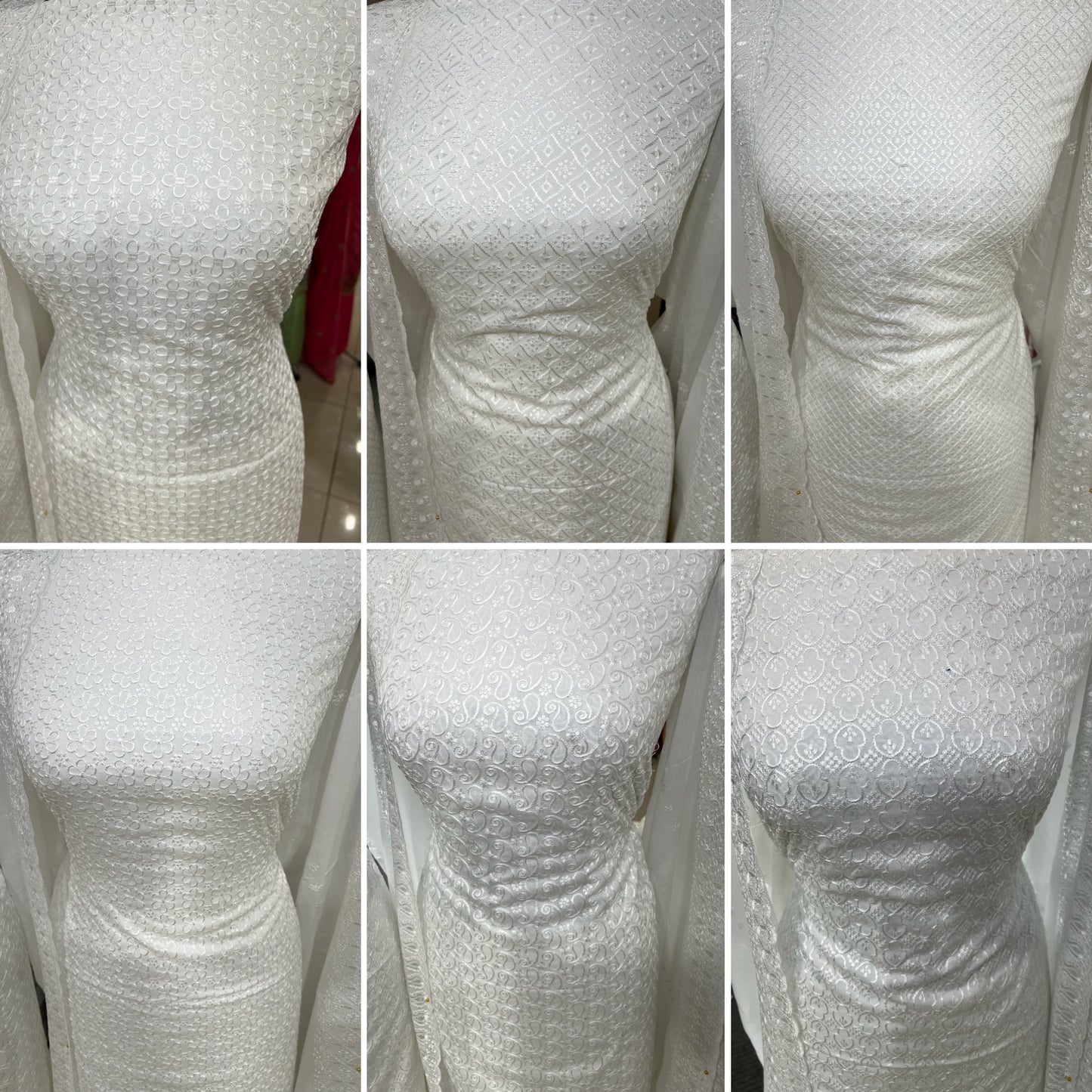 Chikankari Embroidered Cotton