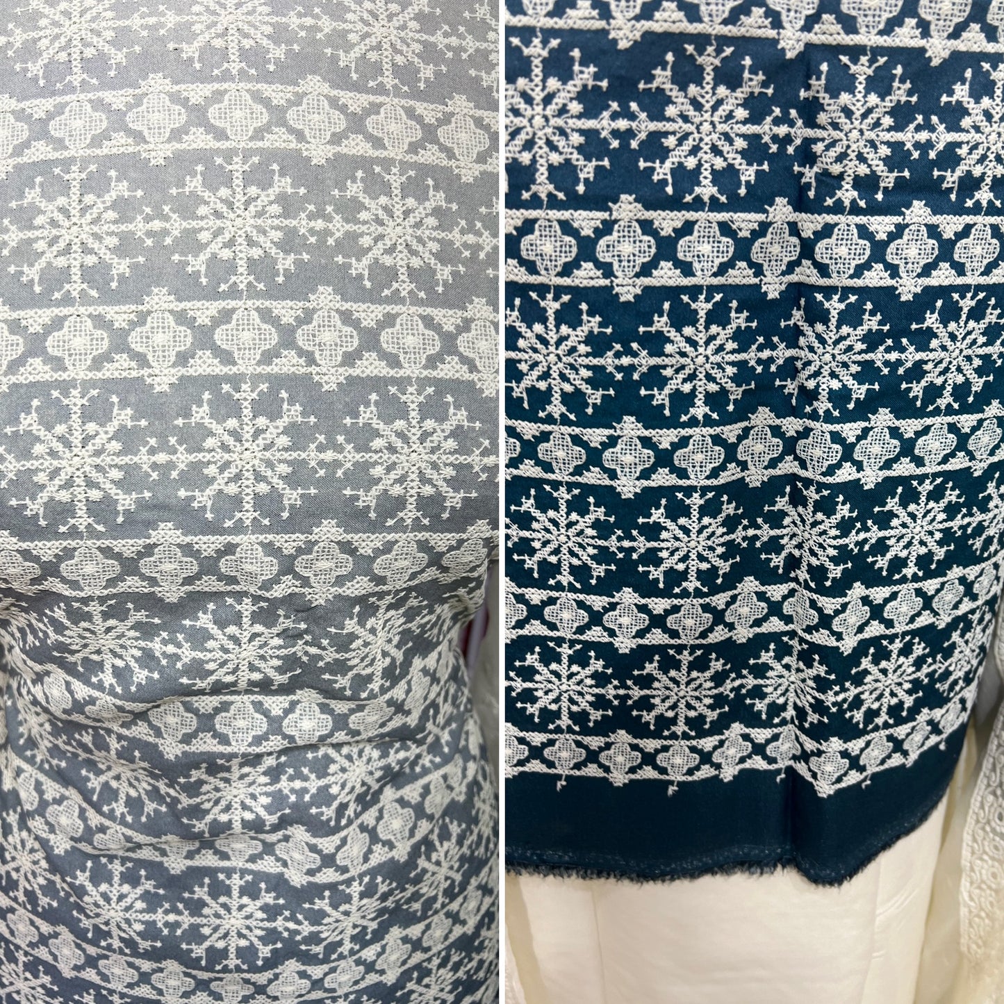 Embroidered Cotton Linen