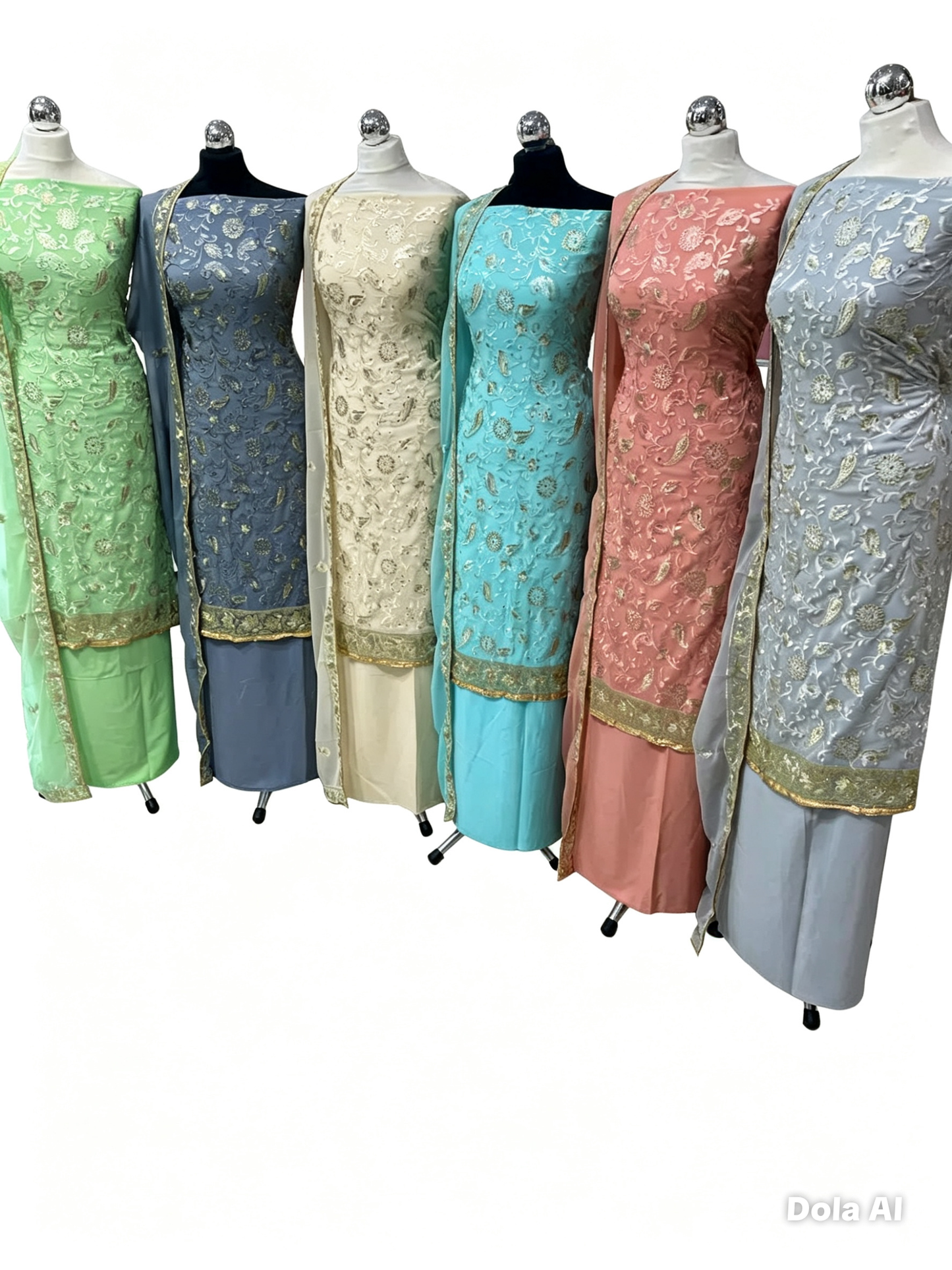 Embroidered Georgette