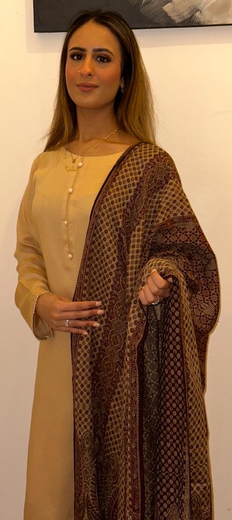 Marina Readymade with Pashima Shawl