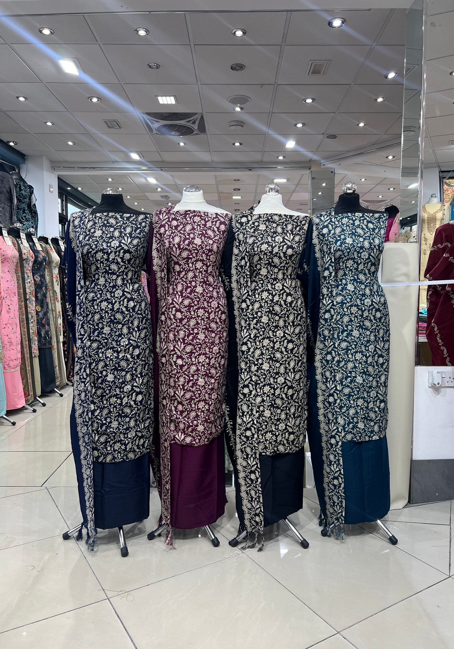 Digital Print Marina/Alpine With Shawl